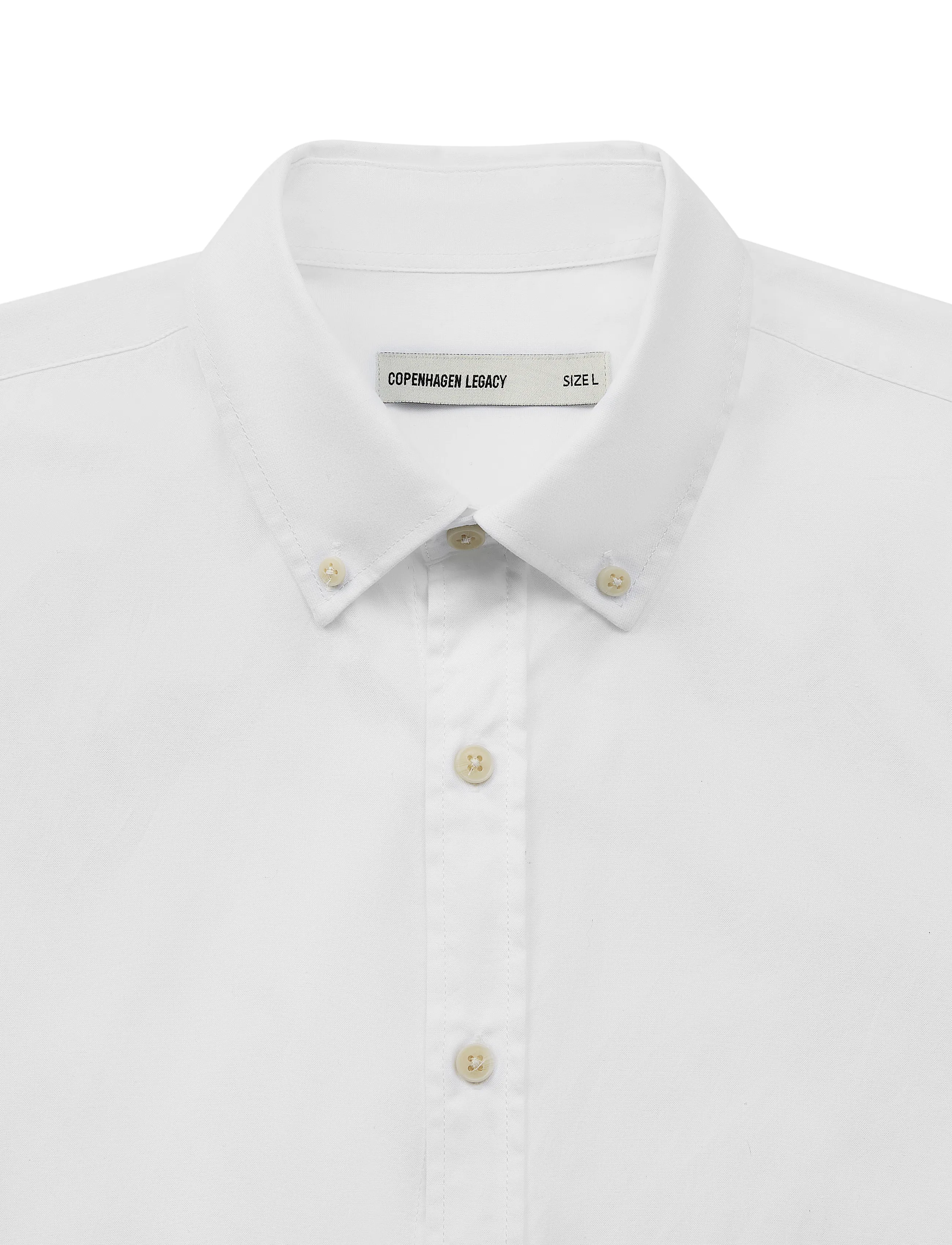 Copenhagen Legacy - SHIRT OXFORD BUTTON DOWN - oxford shirts - white - 5