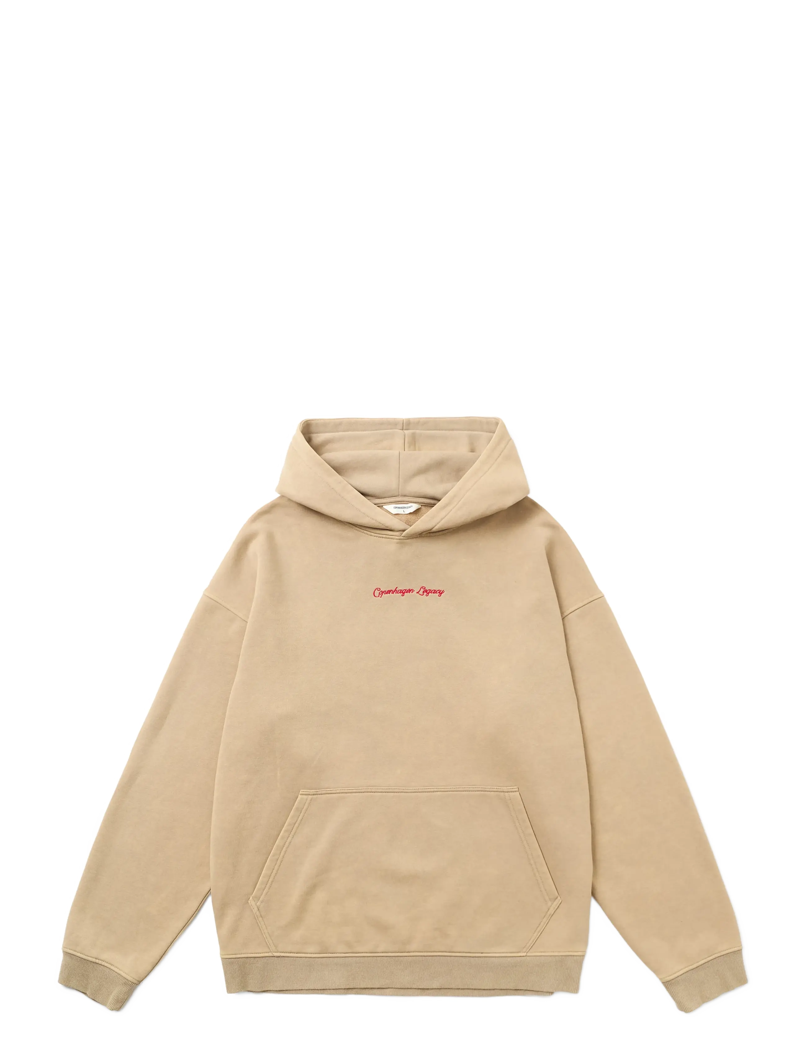 Copenhagen Legacy HOODIE WASHED - Kapuutsiga dressipluusid - KHAKI / beige