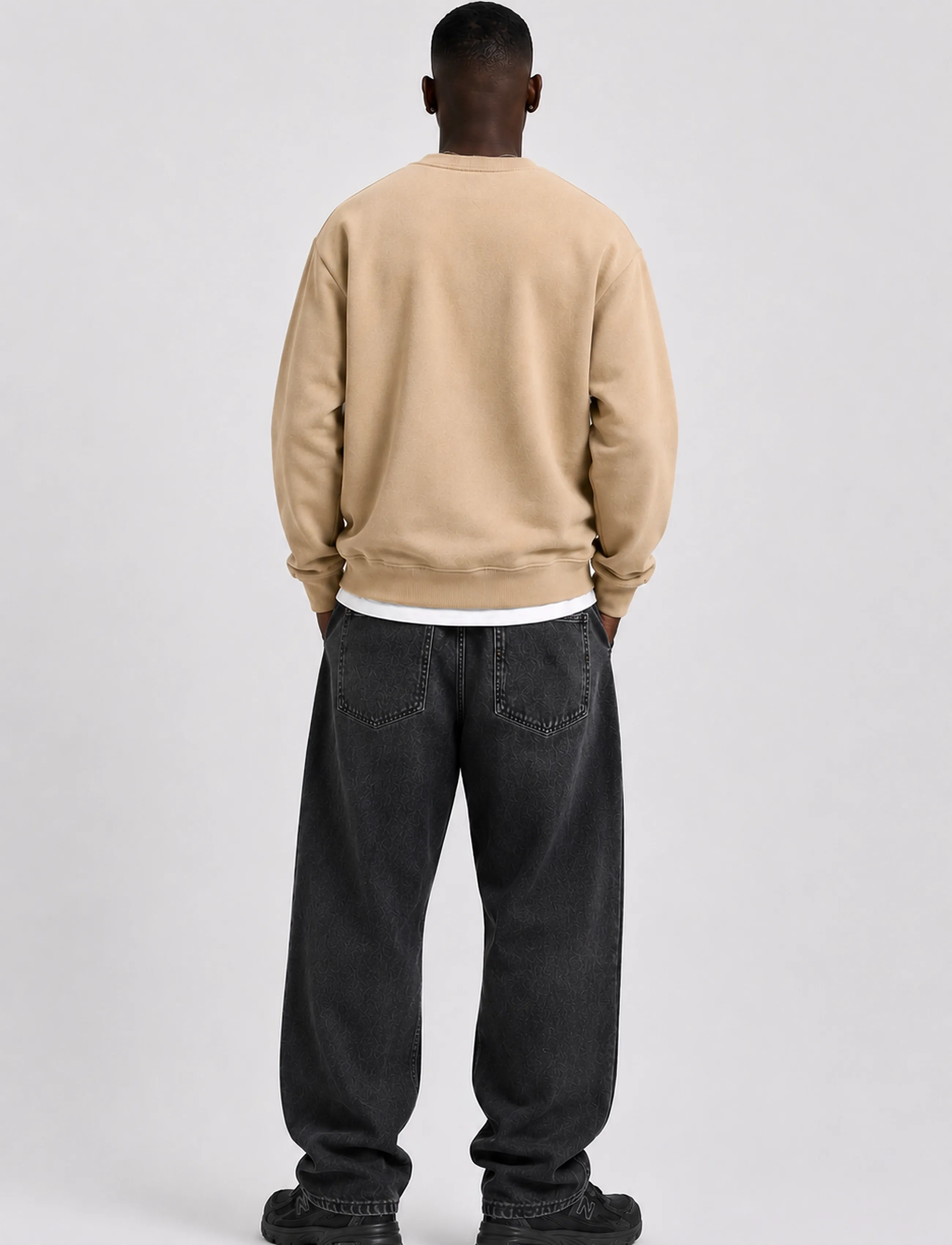 Copenhagen Legacy - SWEATSHIRTS CREWNECK WASHED - sügisene kokkuhoid - khaki - 5
