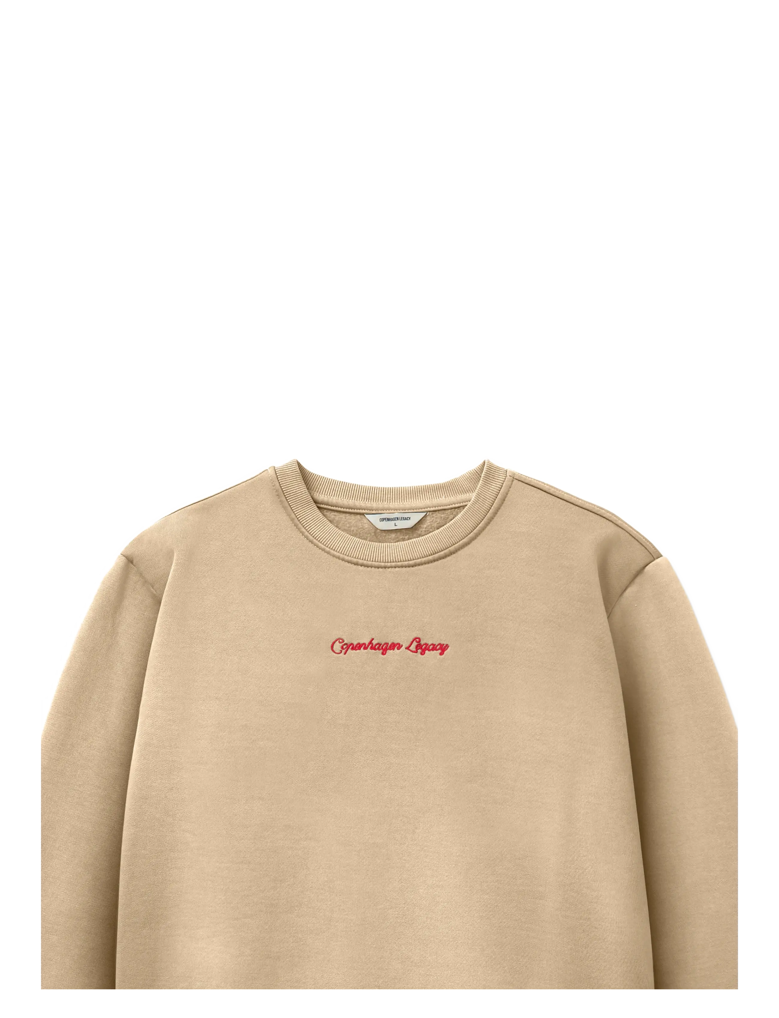 Copenhagen Legacy - SWEATSHIRTS CREWNECK WASHED - sügisene kokkuhoid - khaki - 3