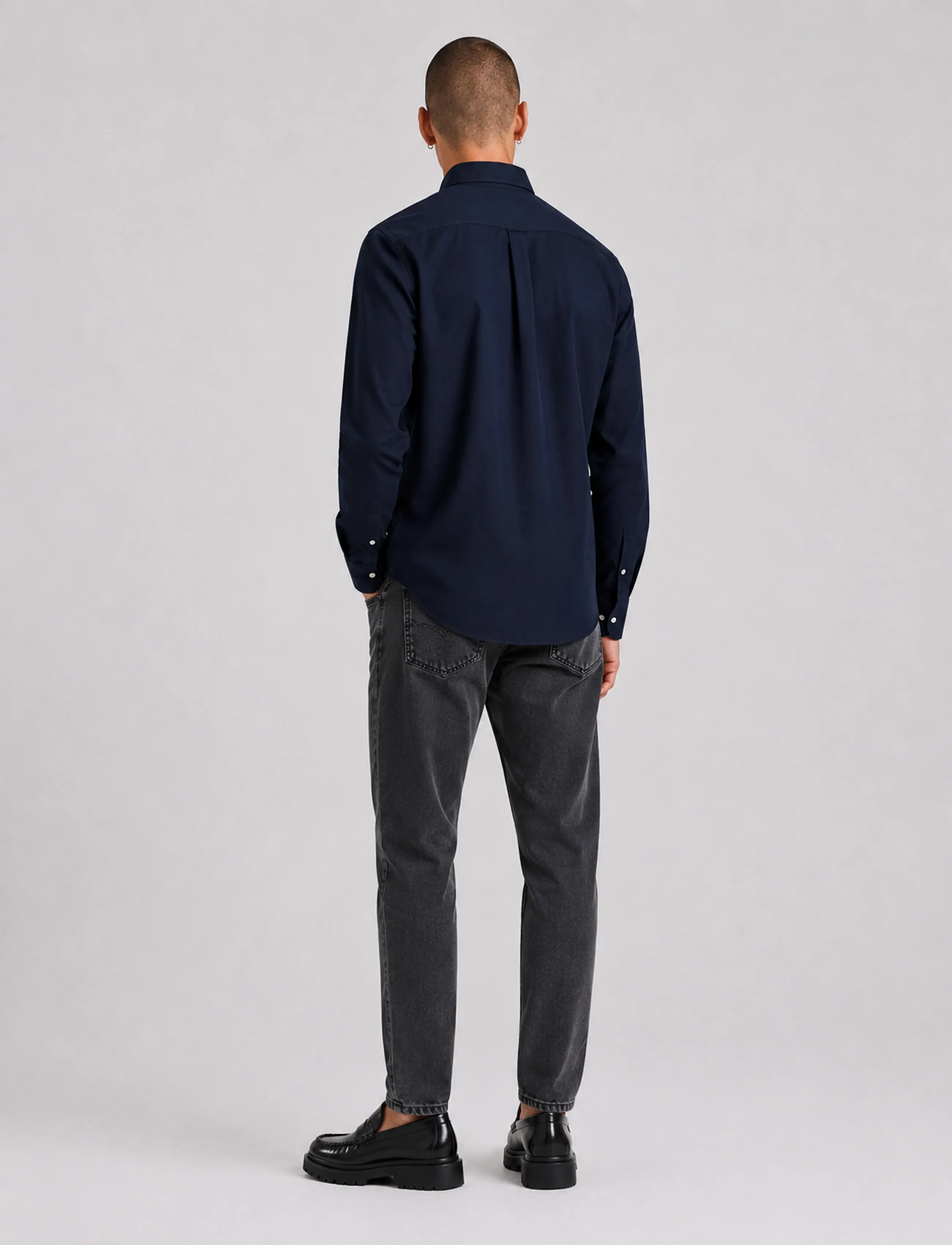 Copenhagen Legacy - SHIRT OXFORD BUTTON DOWN - oxford shirts - navy - 4