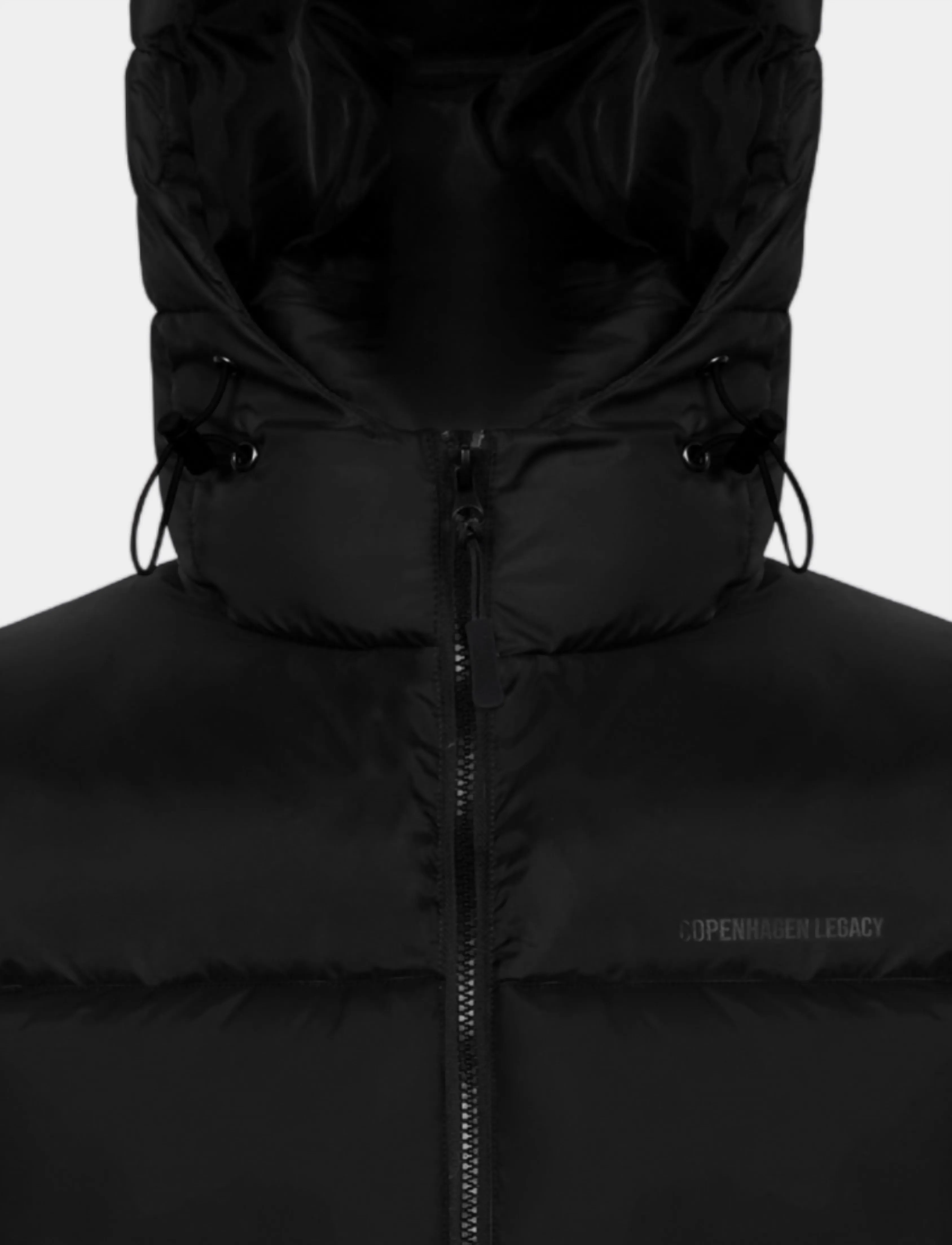 Copenhagen Legacy - KIDS PUFF HOODED JACKET - herbstersparnisse - black - 4