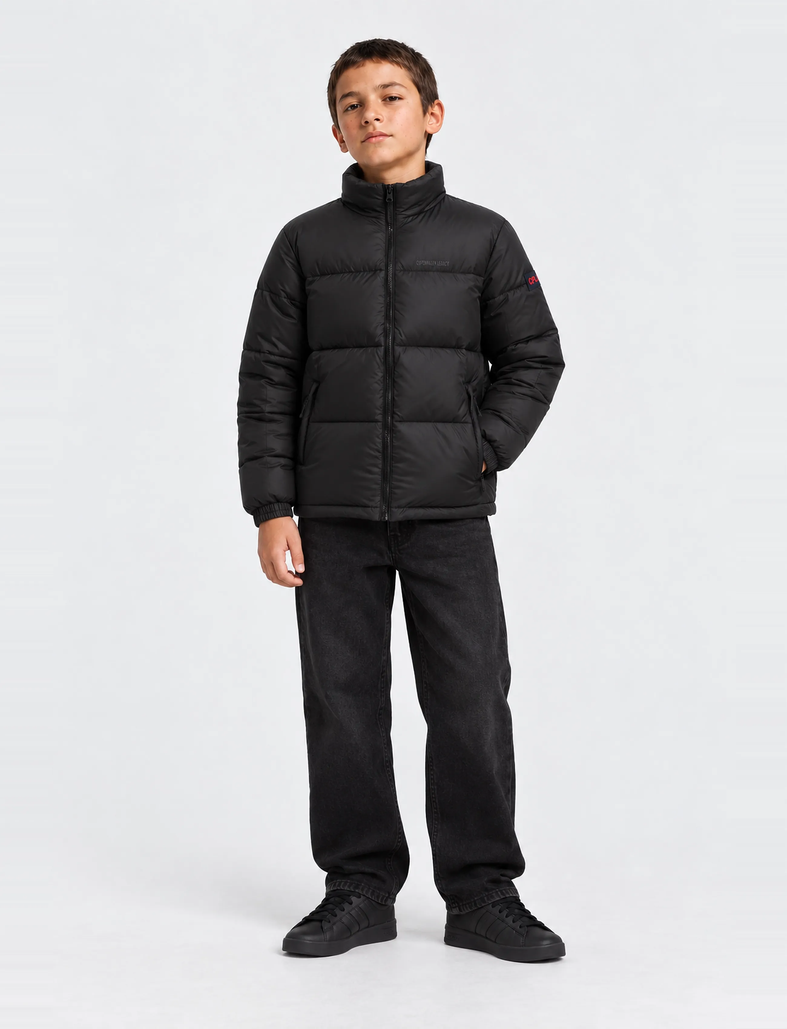 Copenhagen Legacy - KIDS PUFF JACKET - herbstersparnisse - black - 0