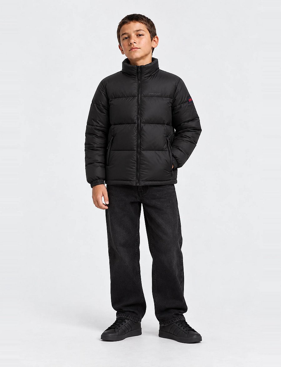 Copenhagen Legacy - KIDS PUFF JACKET - rudens atlaides - black - 0