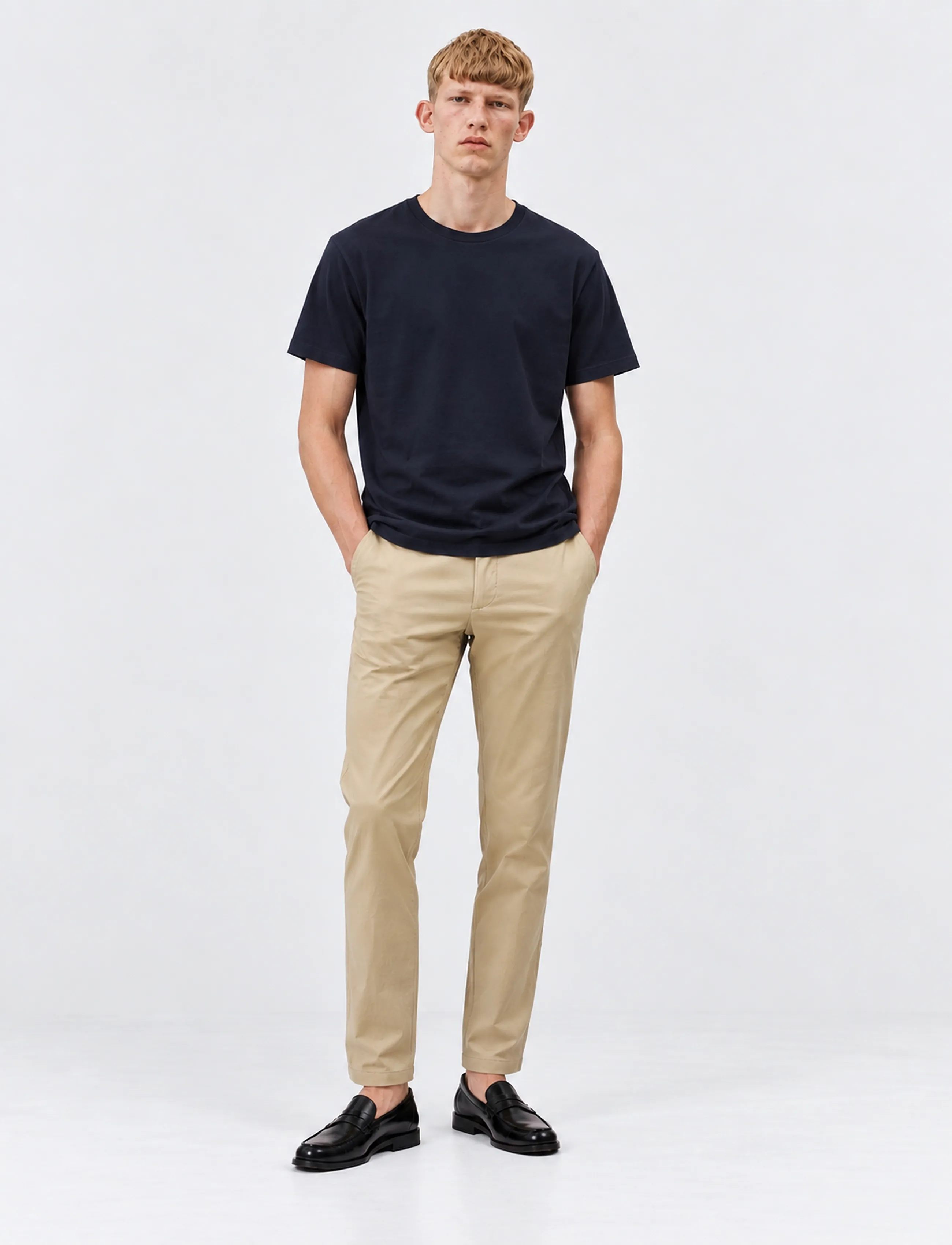 Copenhagen Legacy - SUPER FLEX CHINO PANTS - sügisesed riided - sand - 0