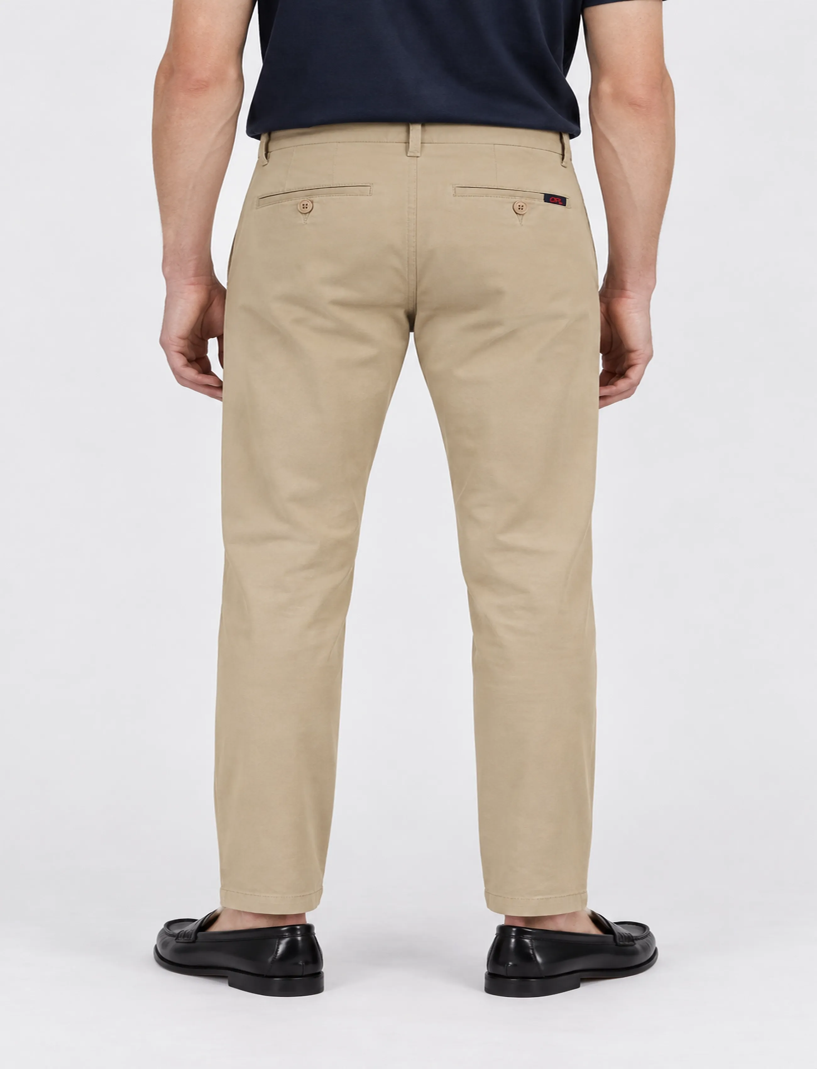 Copenhagen Legacy - SUPER FLEX CHINO PANTS - sügisesed riided - sand - 4