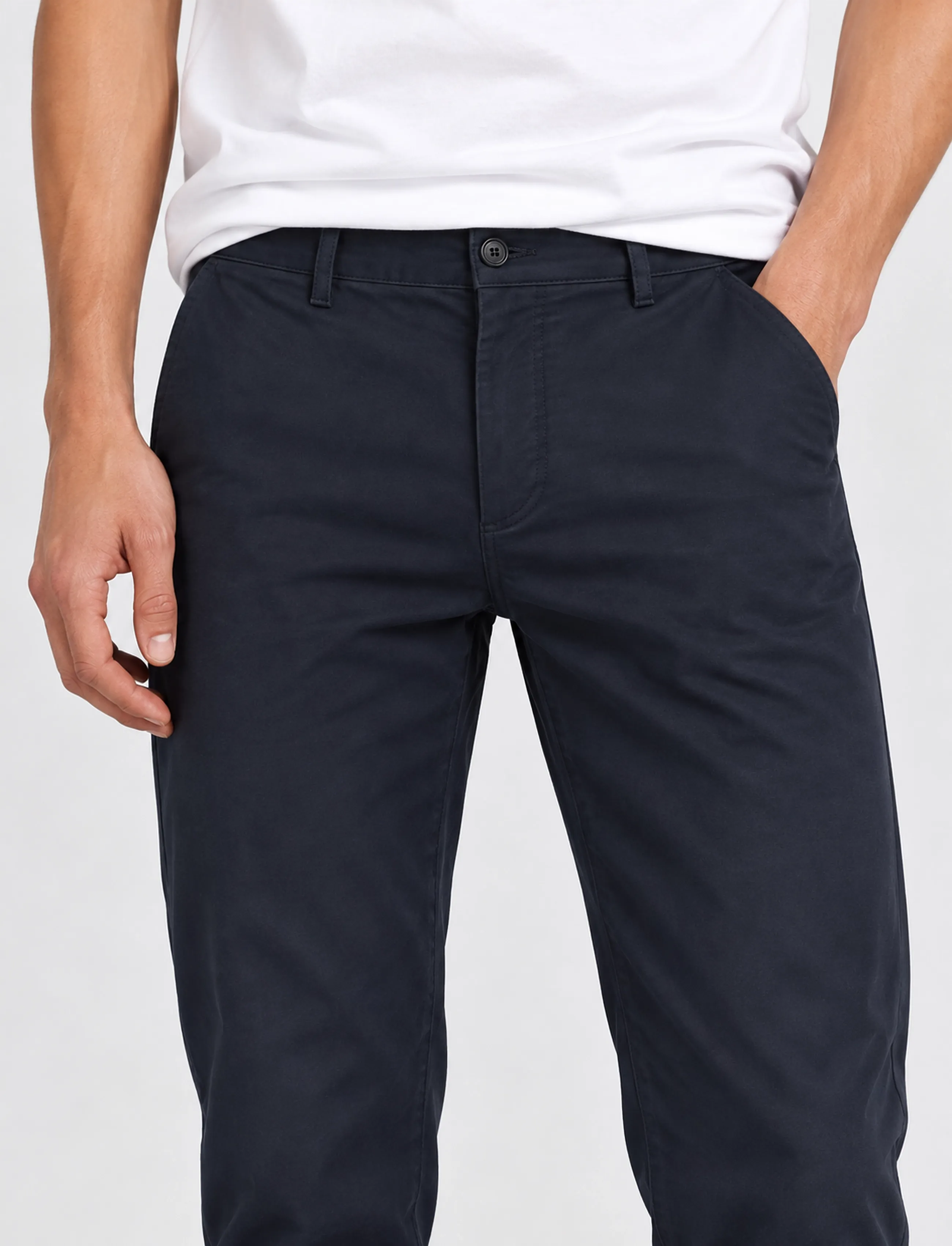 Copenhagen Legacy - SUPER FLEX CHINO PANTS - püksid & teksad - navy - 3