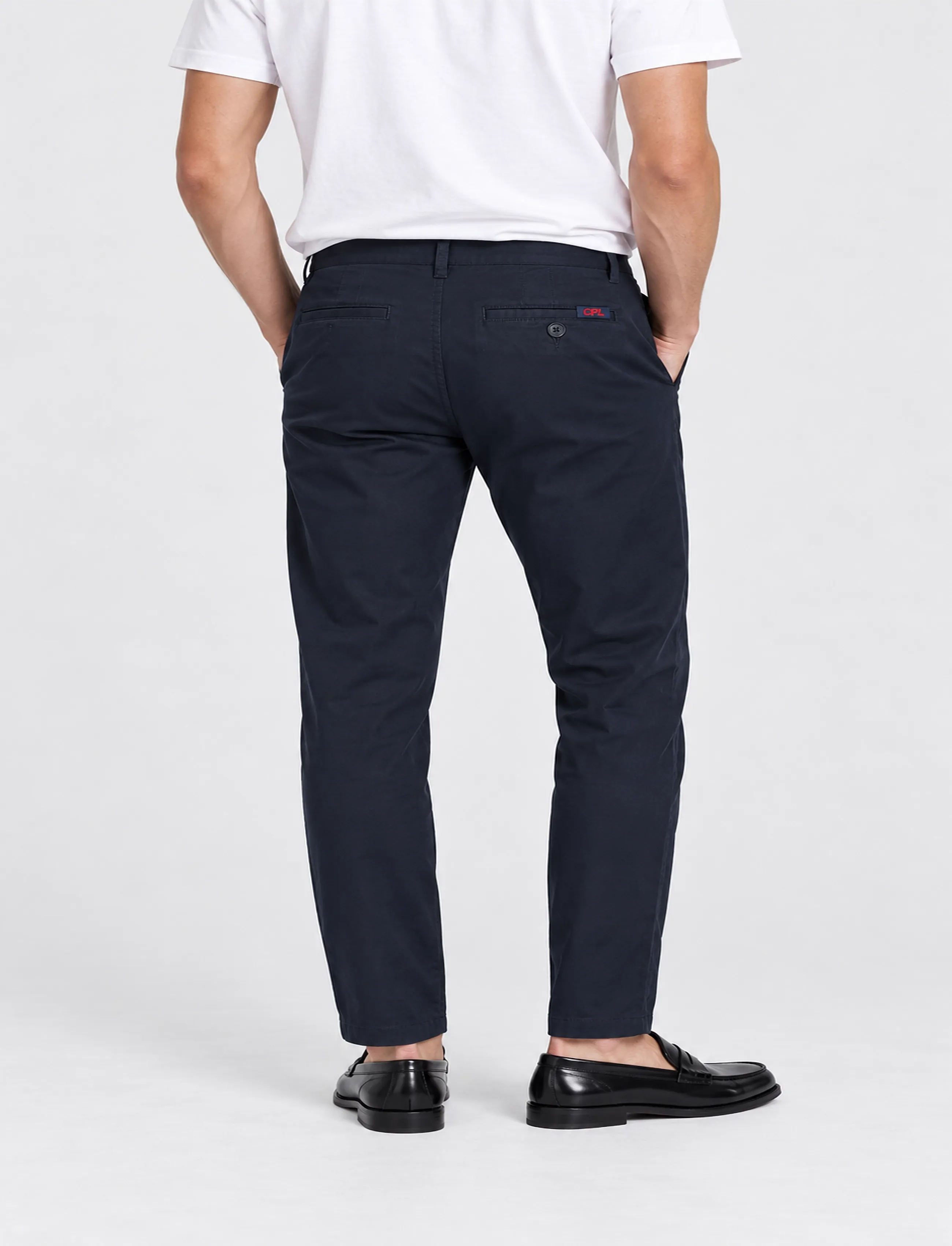 Copenhagen Legacy - SUPER FLEX CHINO PANTS - püksid & teksad - navy - 4