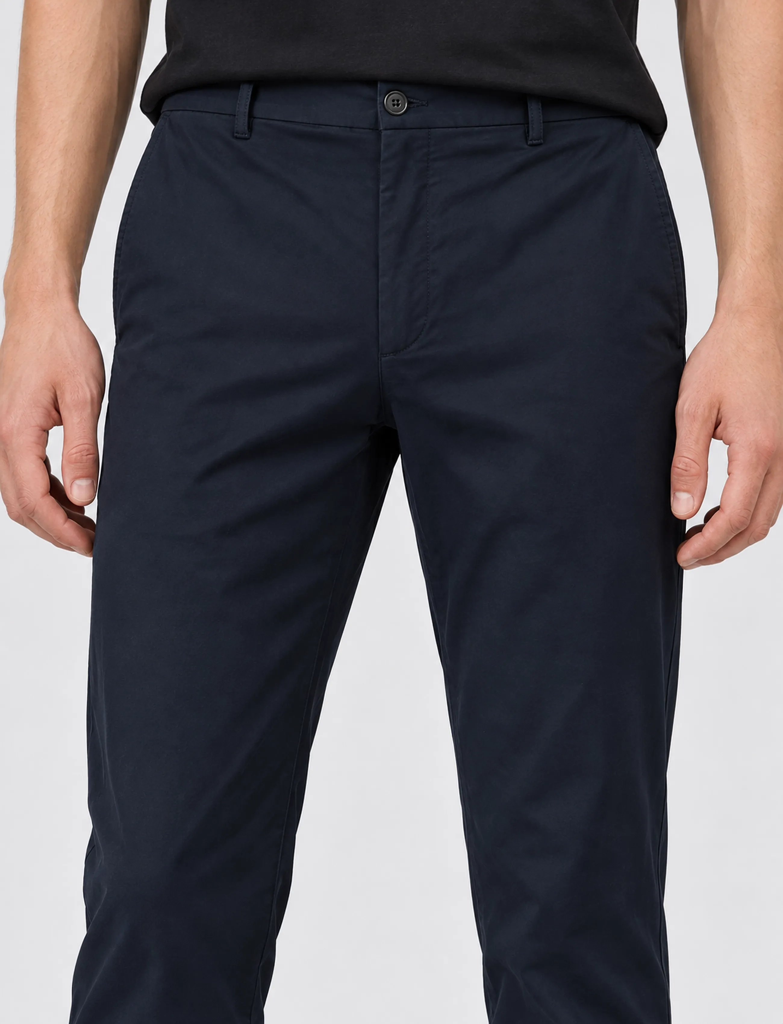 Copenhagen Legacy - SUPER FLEX CHINO PANTS - püksid & teksad - black - 3