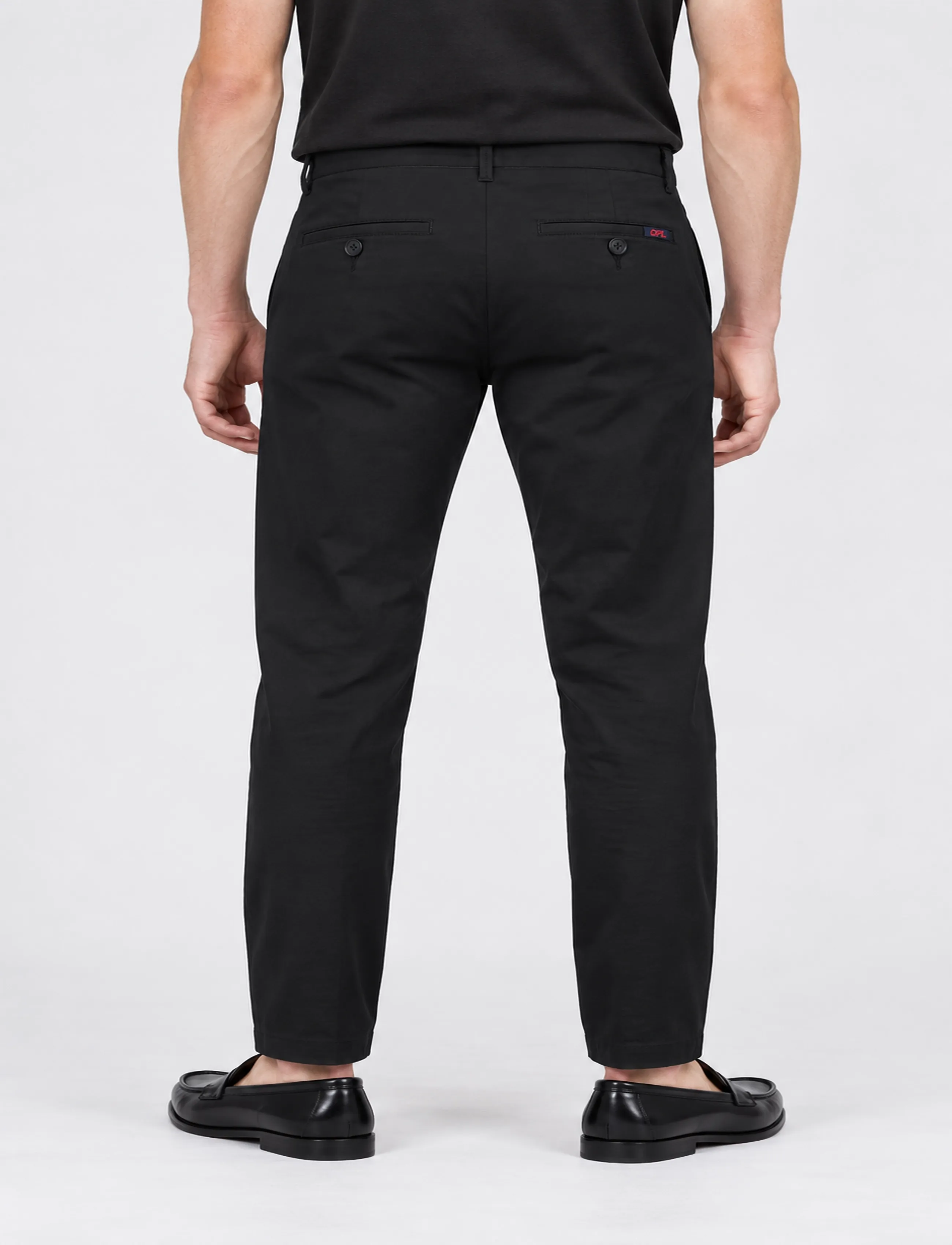 Copenhagen Legacy - SUPER FLEX CHINO PANTS - püksid & teksad - black - 4