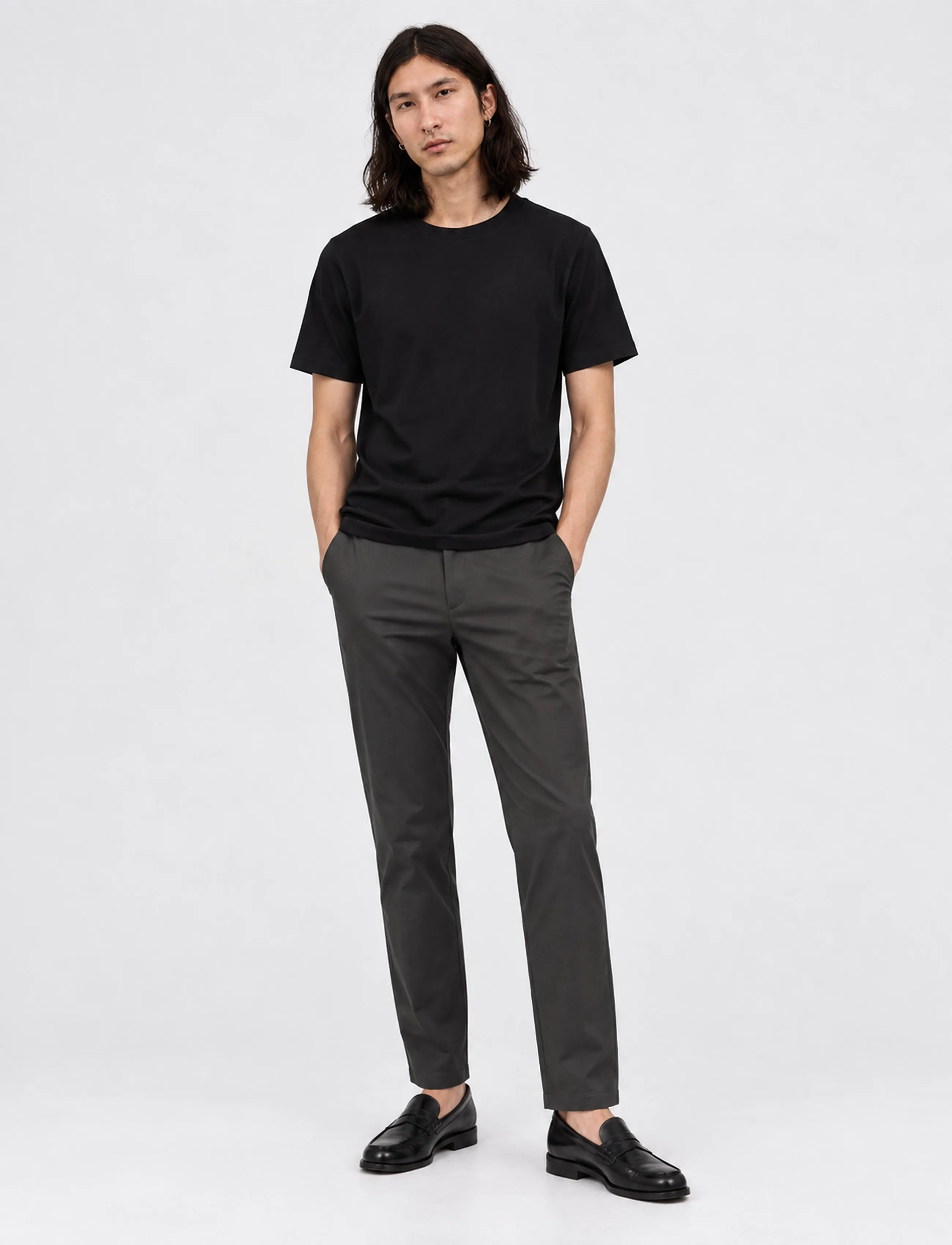 Copenhagen Legacy - SUPER FLEX CHINO PANTS - autumn clothing - grey - 0