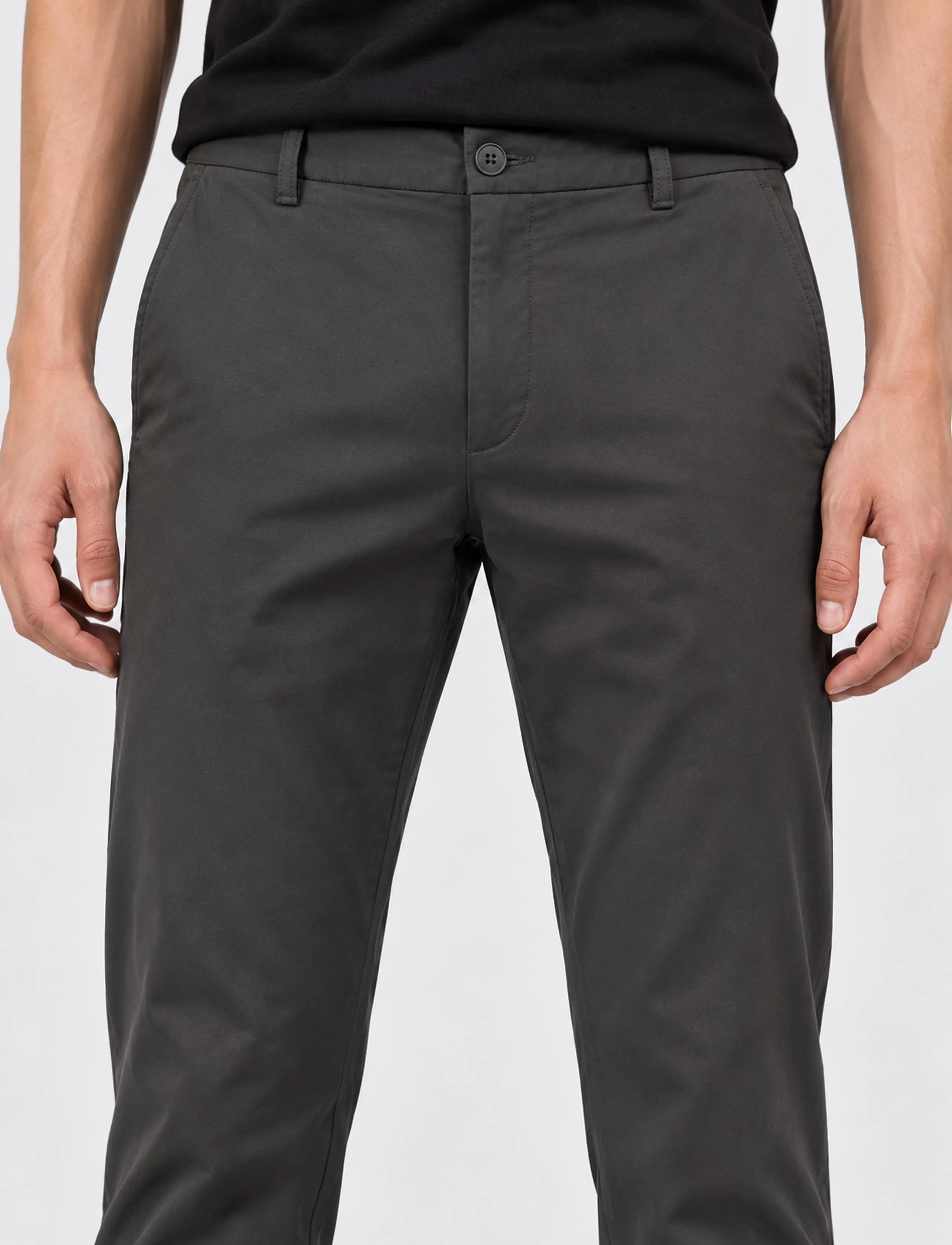 Copenhagen Legacy - SUPER FLEX CHINO PANTS - autumn clothing - grey - 3