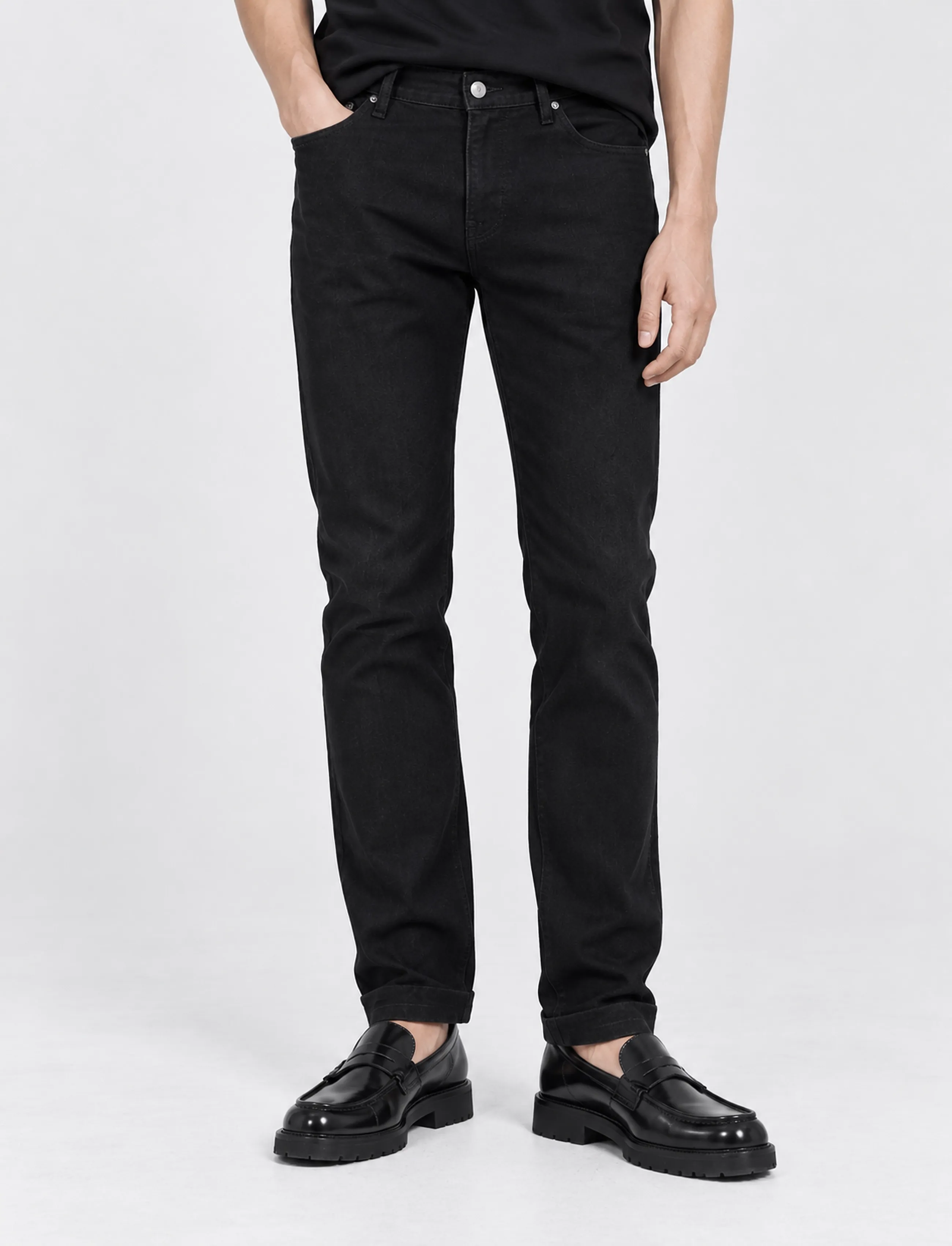 Copenhagen Legacy - JEANS TAPERED - byxor & jeans - black - 3