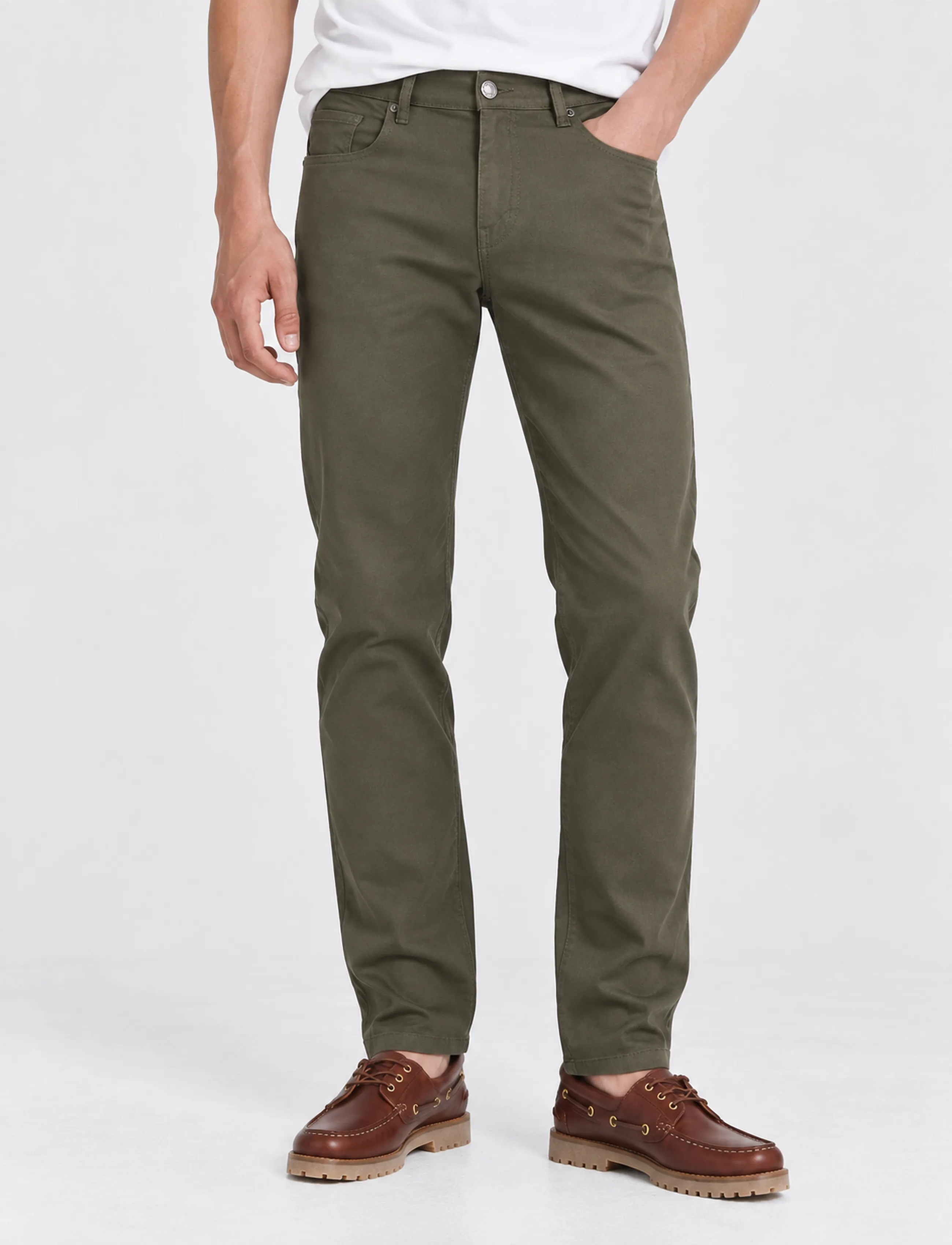 Copenhagen Legacy - JEANS TAPERED - byxor & jeans - olive - 3