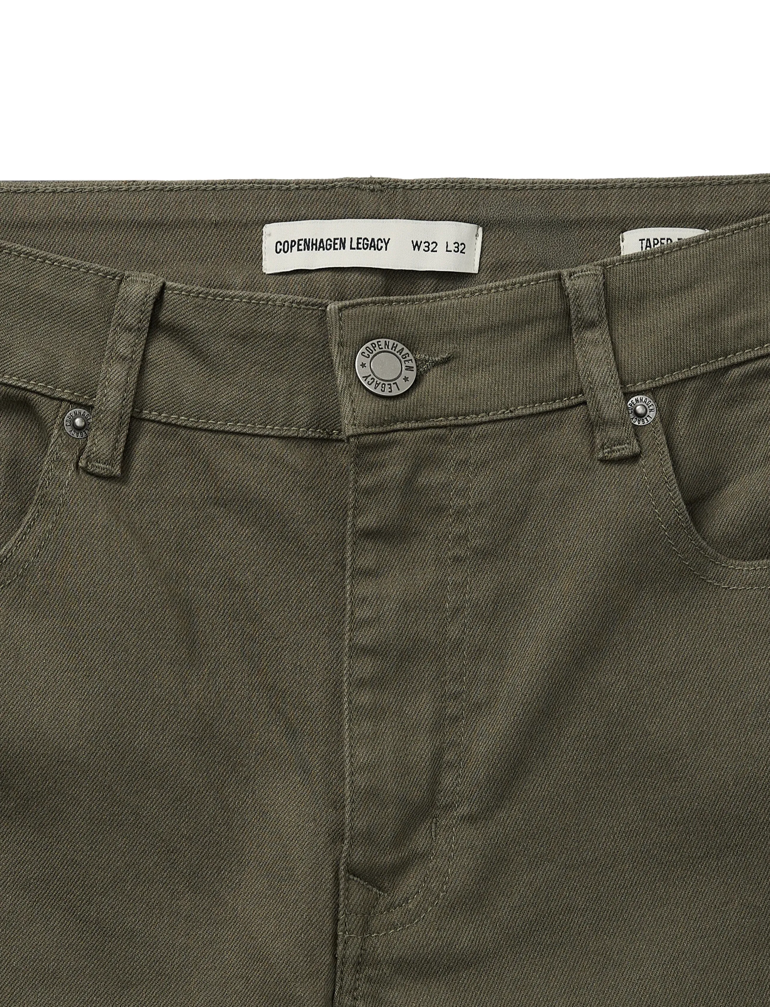 Copenhagen Legacy - JEANS TAPERED - byxor & jeans - olive - 5