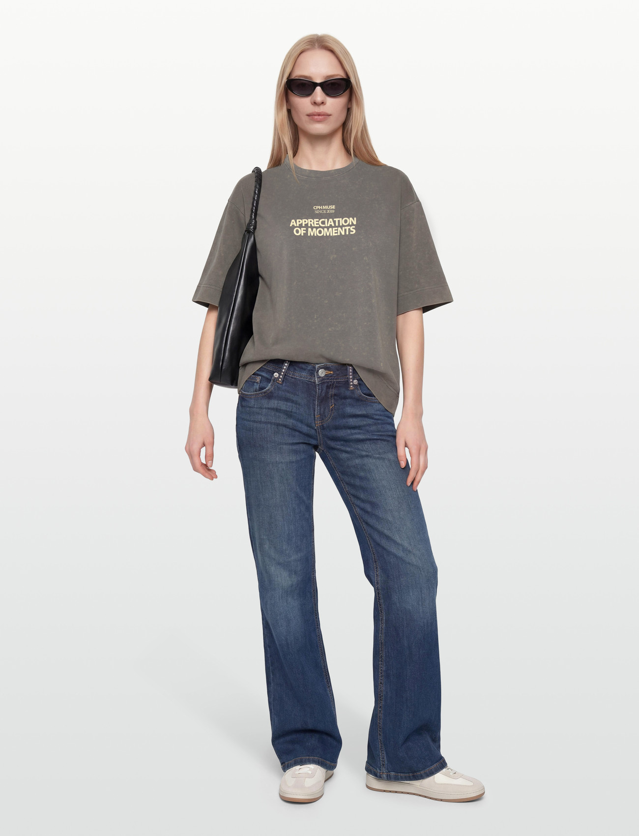 Copenhagen Muse Cmmuse-Tee - Khaki green - XS