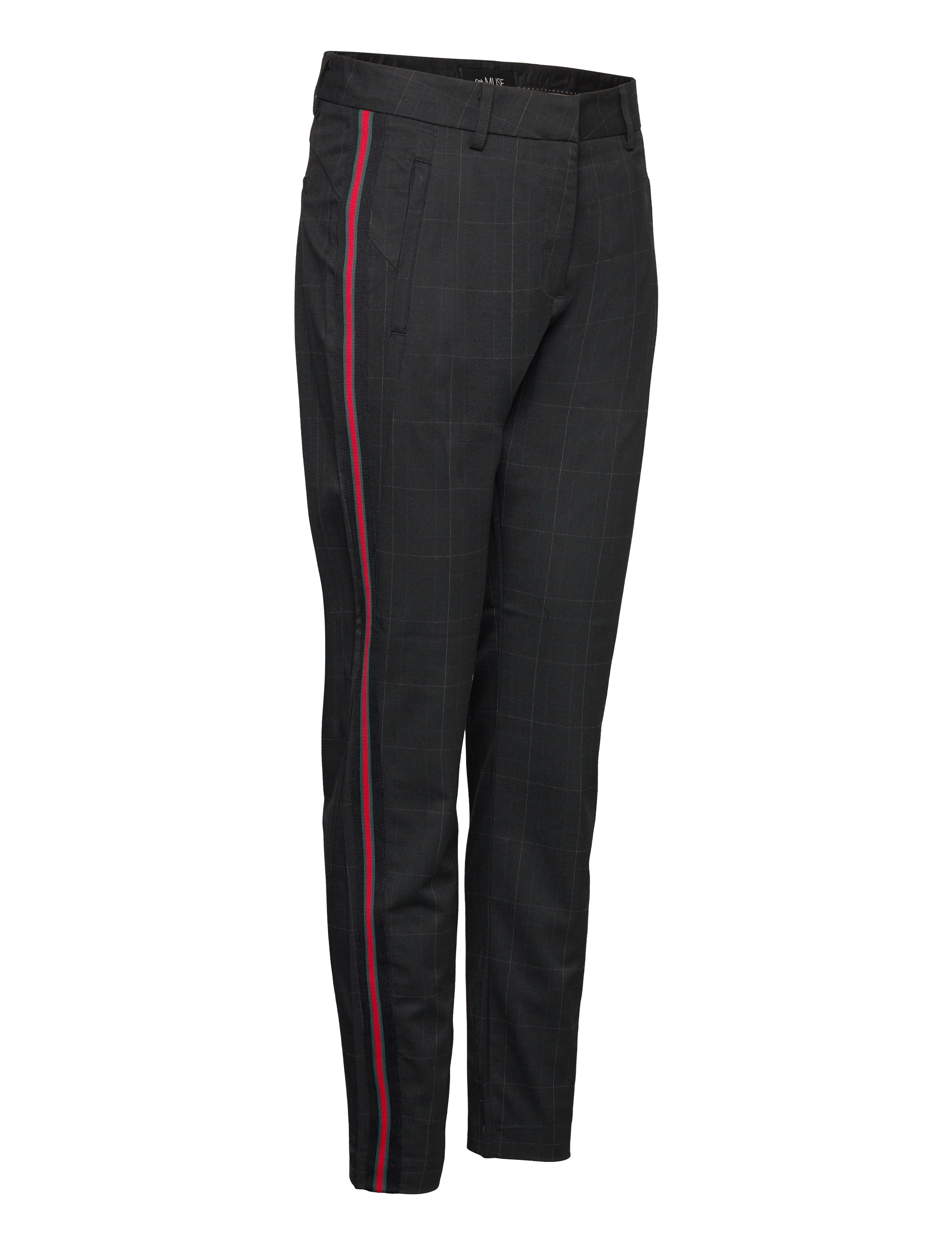 Copenhagen Muse - CMSAVANNA-PA-RIBBON-BLACK - pantalons slim fit - black - 2