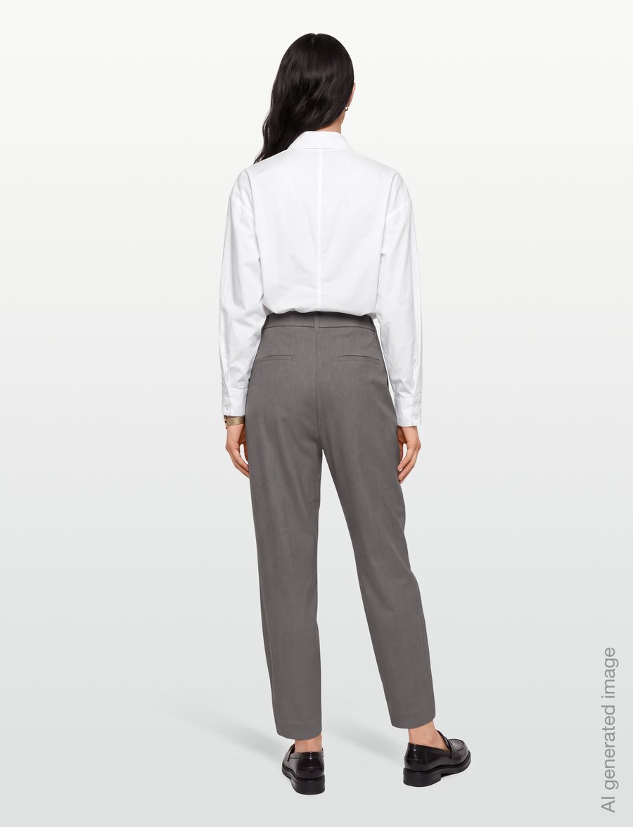 Copenhagen Muse - CMTAILOR-PA - barrelbyxor - light grey melange - 4