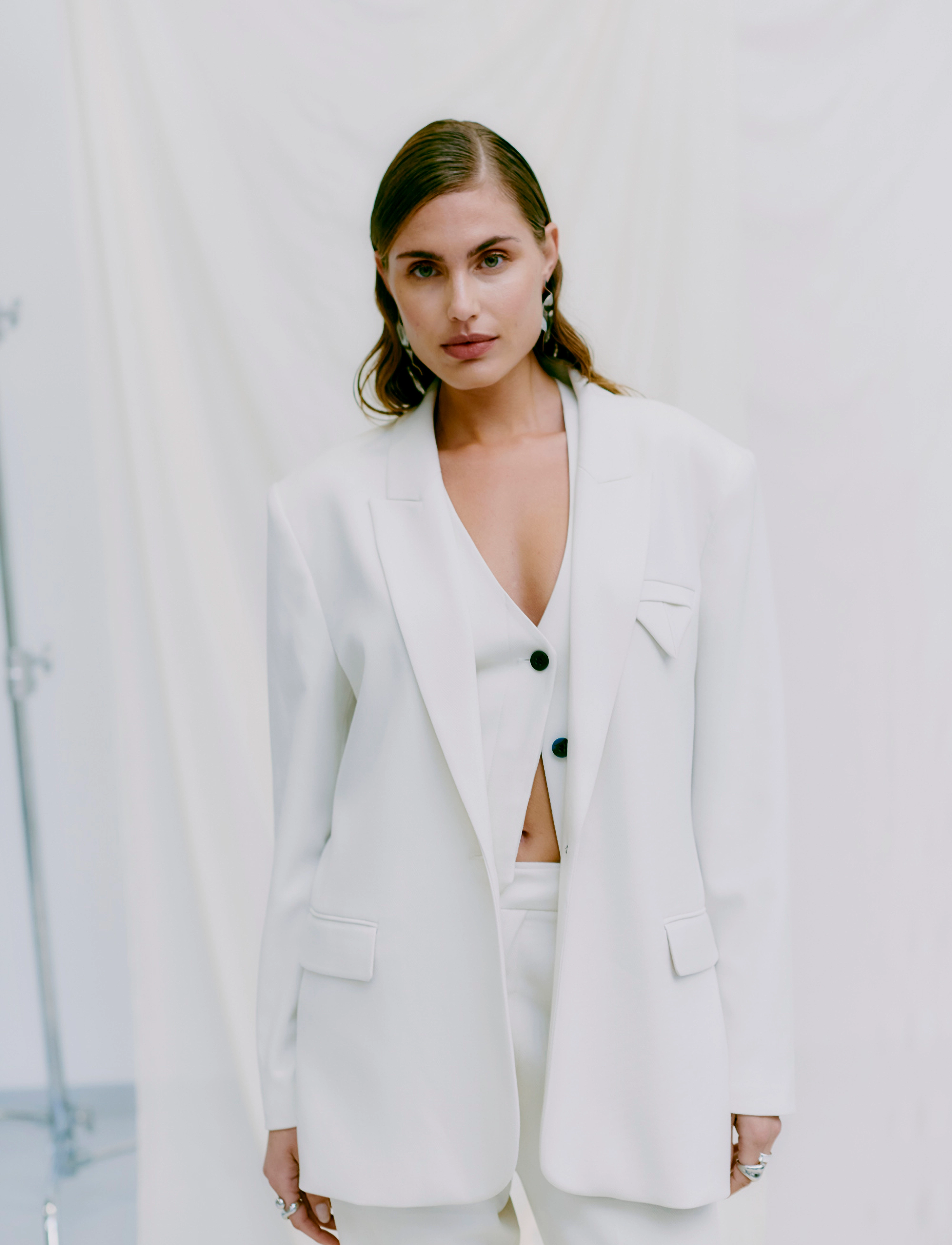 Copenhagen Muse Cmtailor-Blazer, M, Blazer, Beige - Single Breasted Frauen
