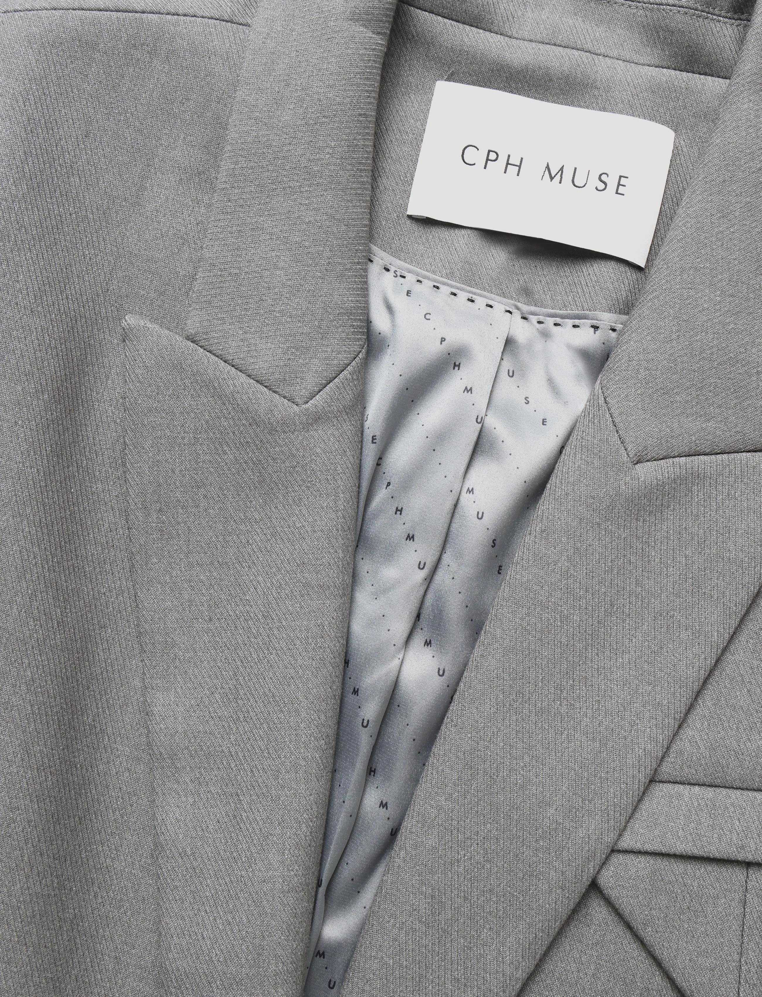 Copenhagen Muse - CMTAILOR-JA - enkeltradede blazere - light grey melange - 4