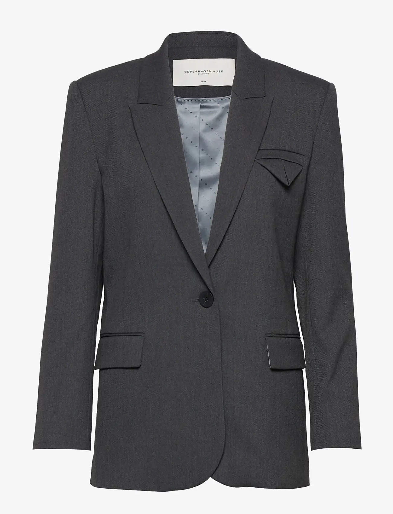 Copenhagen Muse - CMTAILOR-JA - Ühes joones nööpidega bleiserid - med. grey melange - 1