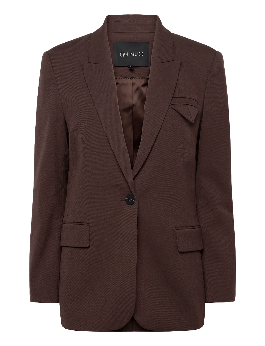 Copenhagen Muse - CMTAILOR-JA - enkelknäppta kavajer - mulch - 1