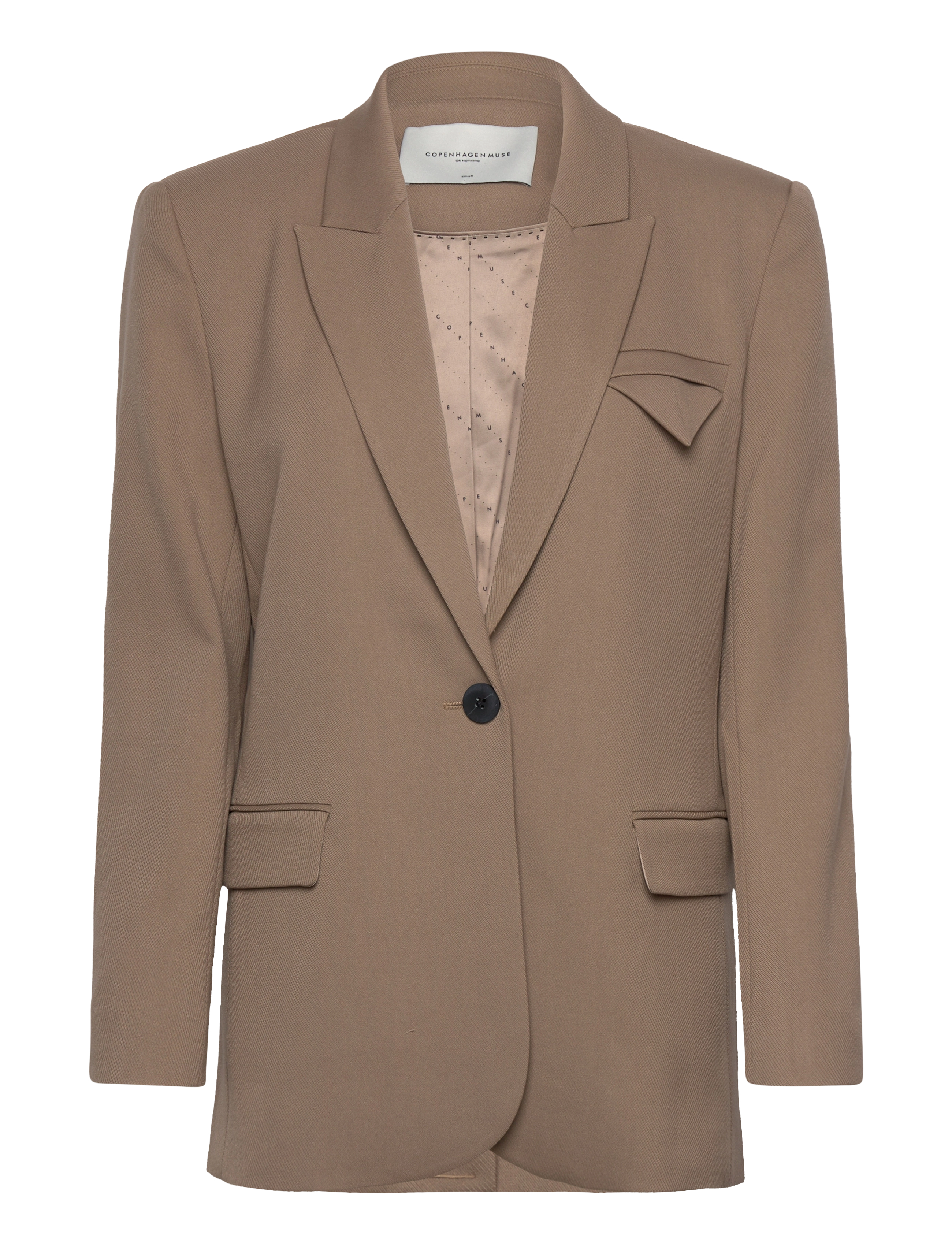 Copenhagen Muse cmtailor-Blazer, XL, Brown, Blazere > Enkeltradede Blazere, Dame