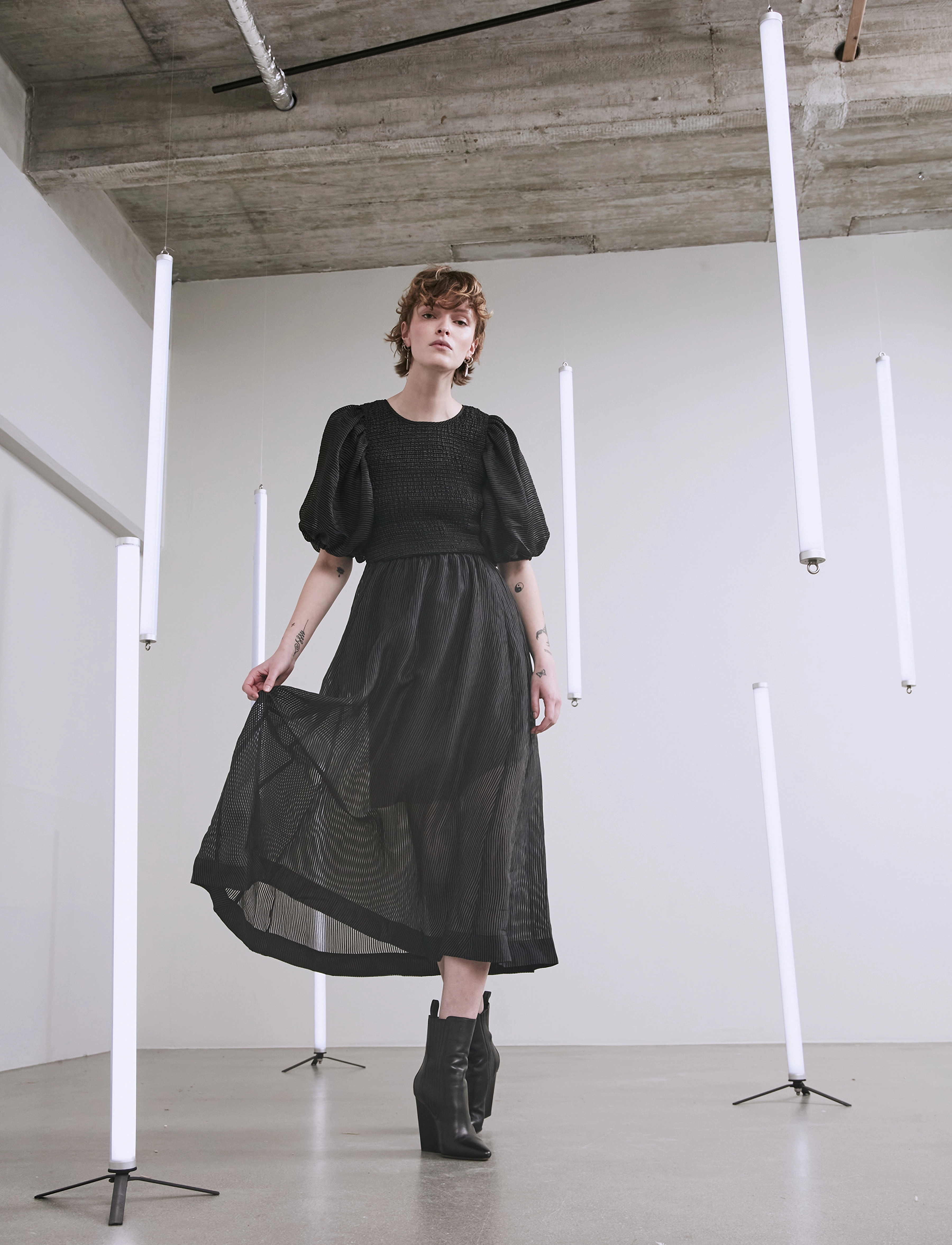 Copenhagen Muse - CMOLINE-DRESS - black - 2