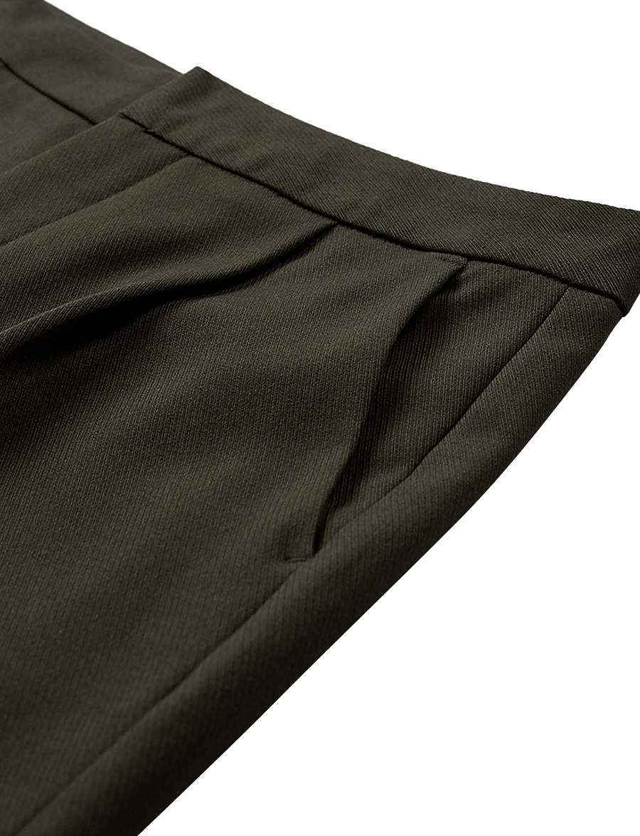 Copenhagen Muse - CMTAILOR-PANTS - pidulikud püksid - ivy green melange - 2
