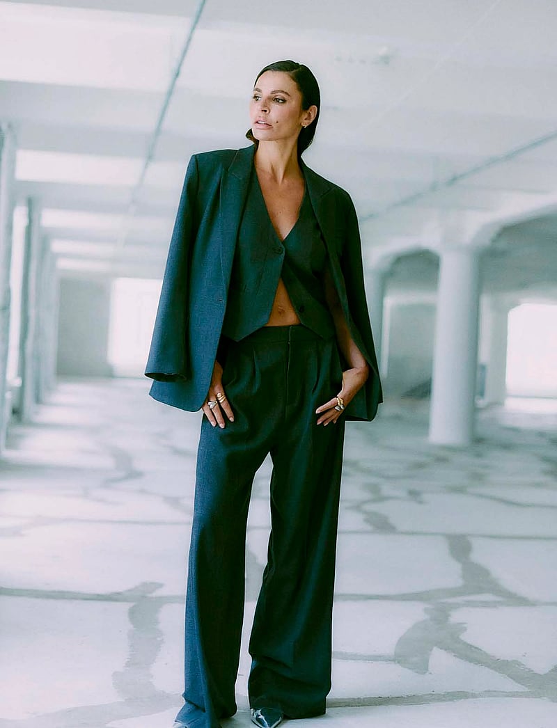 Copenhagen Muse - CMTAILOR-PANTS - habitbukser - med. grey melange - 0