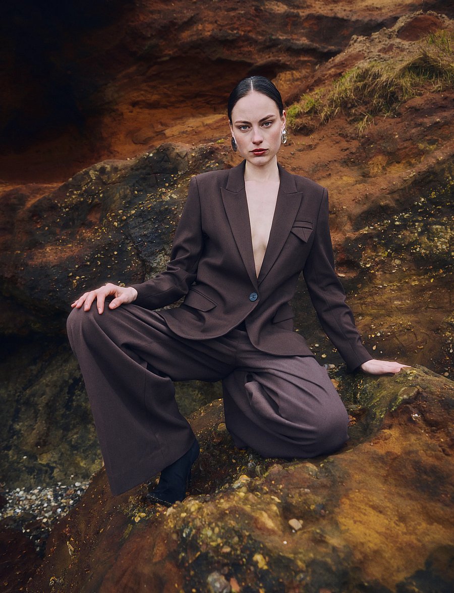 Copenhagen Muse - CMTAILOR-PANTS - anzugshosen - mulch - 3