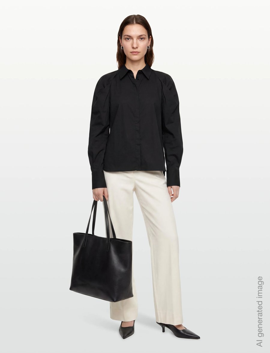 Copenhagen Muse - CMSOPHIE-SHIRT - langärmlige hemden - black - 0