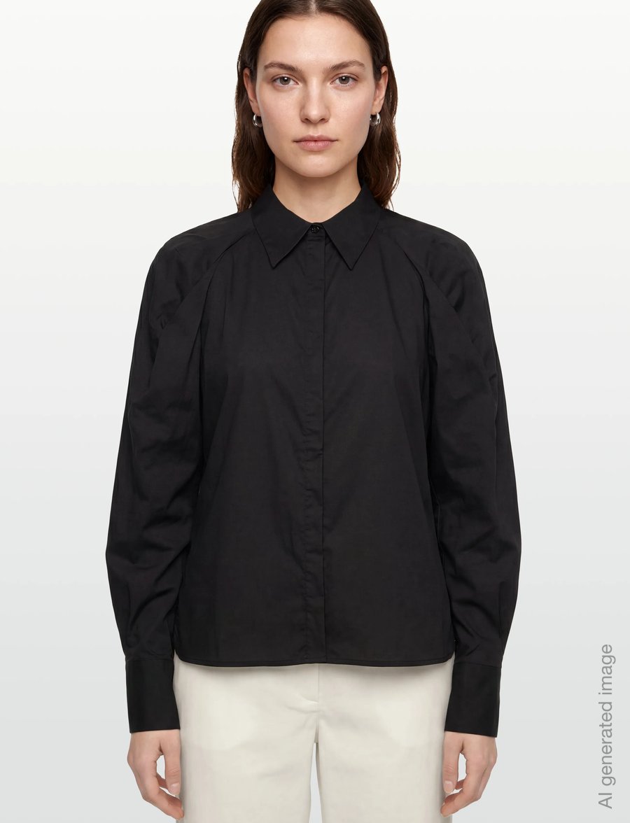Copenhagen Muse - CMSOPHIE-SHIRT - langärmlige hemden - black - 5