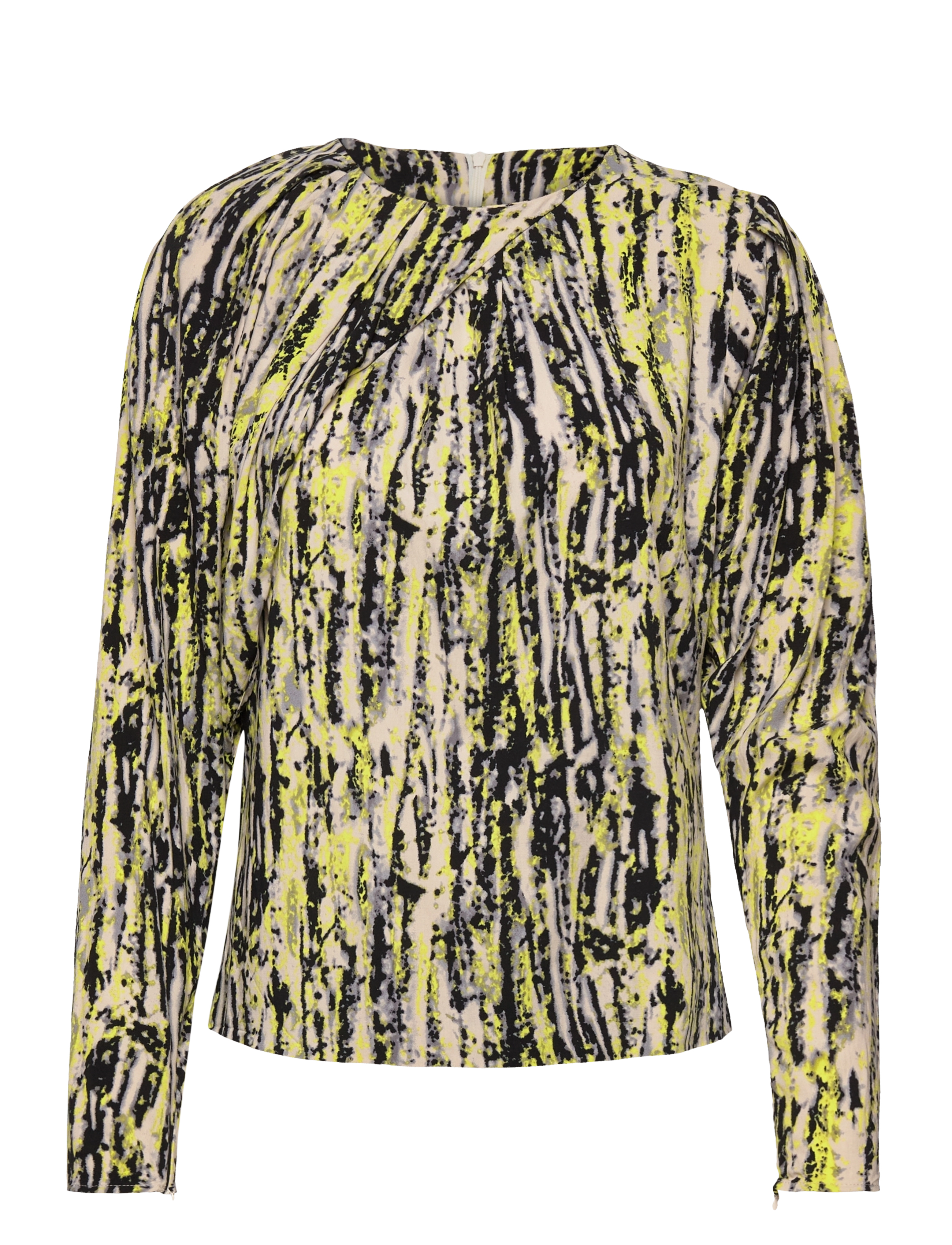 Copenhagen Muse CMMERRY-BLOUSE - Transitional Layering - BLACK W. SULPHUR SPRING / multi