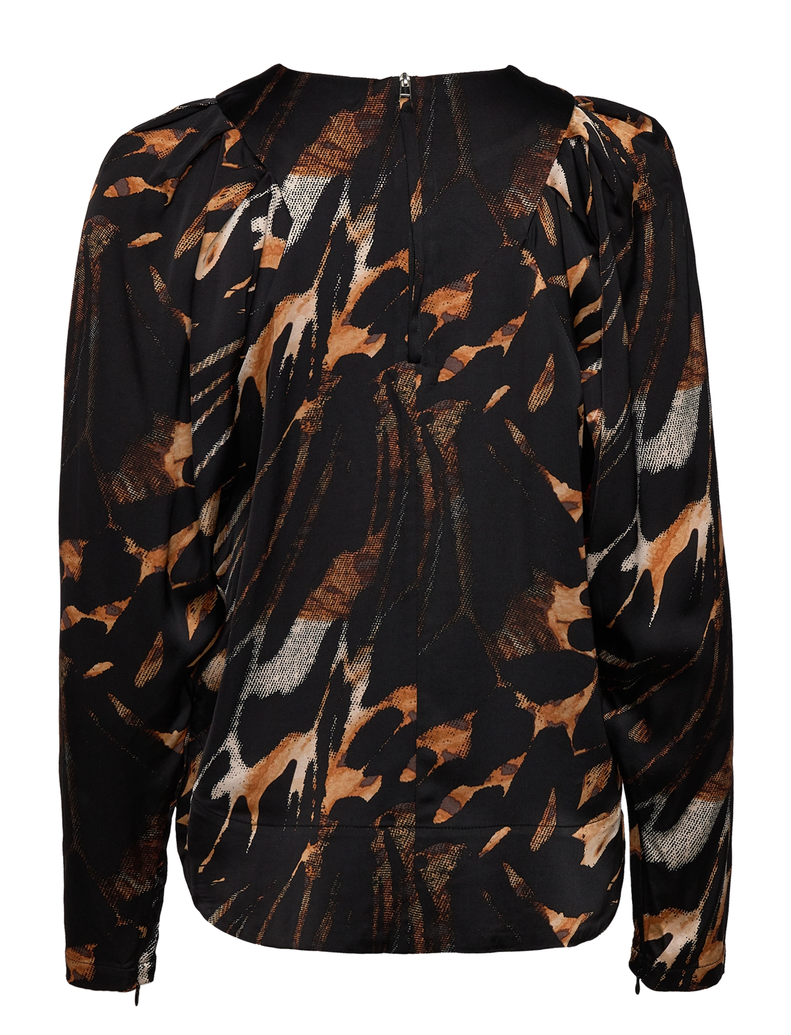 Copenhagen Muse - CMBELMA-BLOUSE - langærmede bluser - black w. argan oil - 1