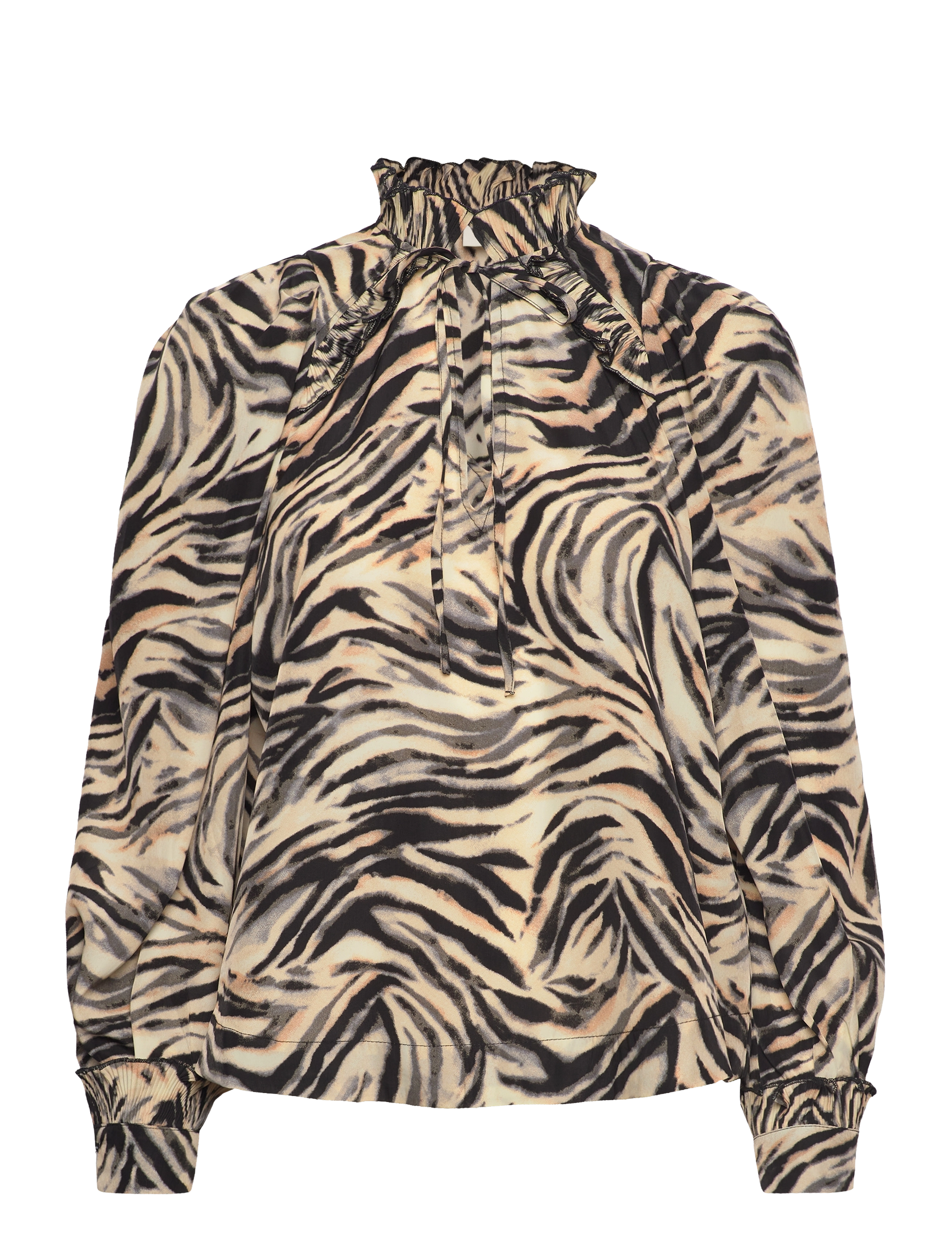 Copenhagen Muse CMFRILL-SHIRT - Bluser & Skjorter - BLACK W. ROCK RIDGE / multi