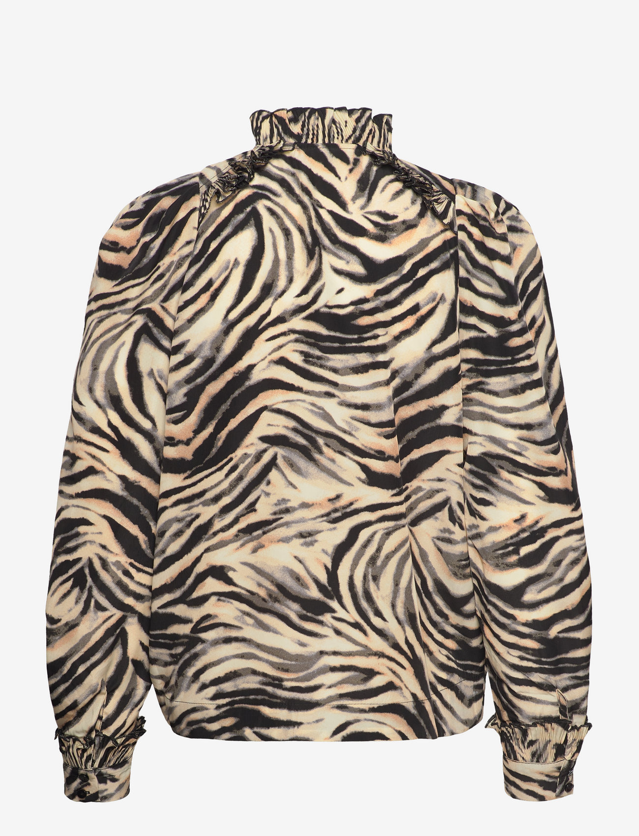 Copenhagen Muse - CMFRILL-SHIRT - langærmede bluser - black w. rock ridge - 1