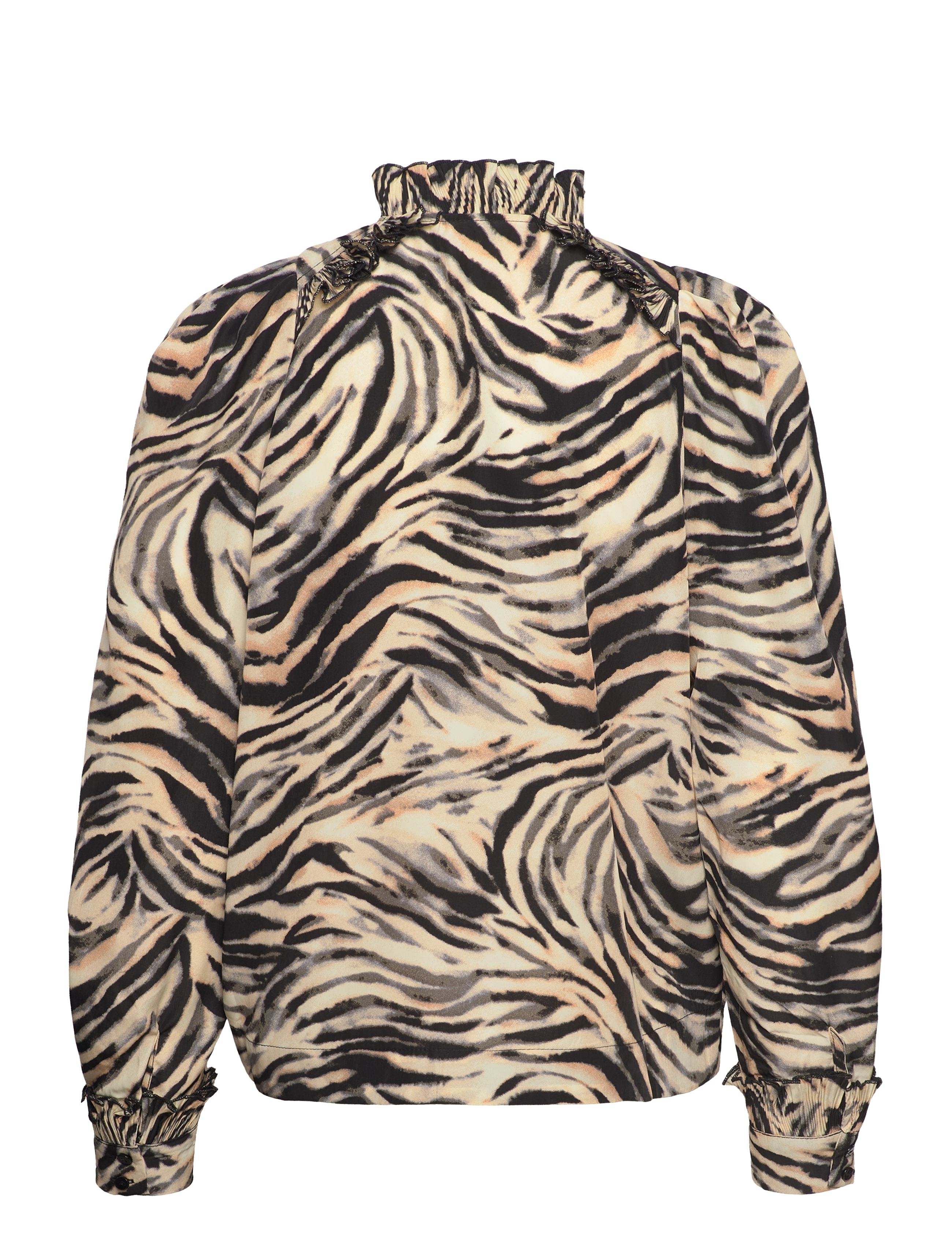 Copenhagen Muse - CMFRILL-SHIRT - langærmede bluser - black w. rock ridge - 1