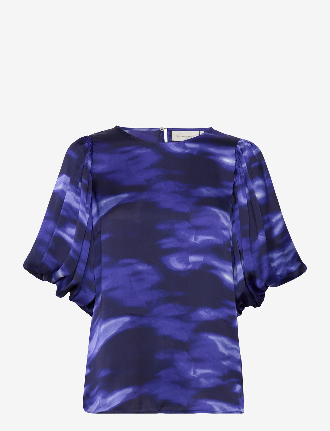 Copenhagen Muse - CMMAE-BLOUSE - lühikeste varrukatega pluusid - black w. surf the web - 0