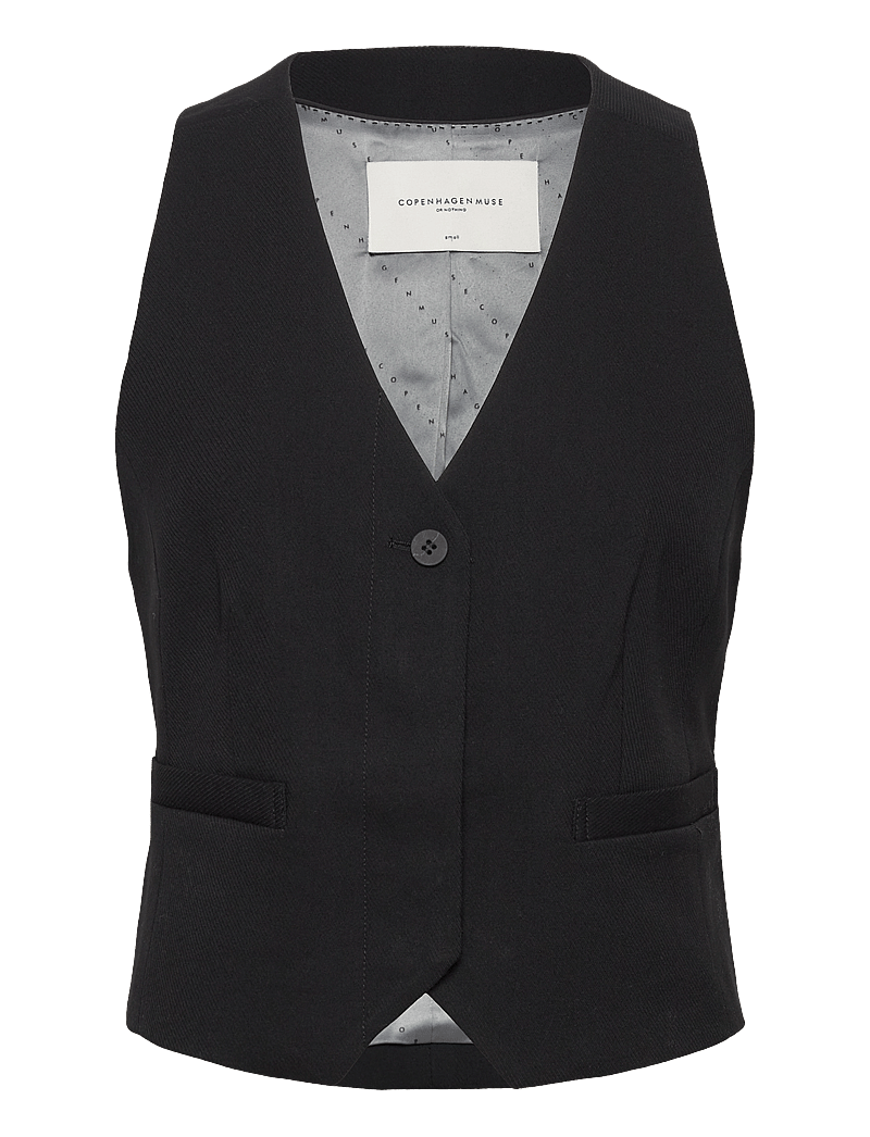 Copenhagen Muse - CMTAILOR-WAISTCOAT - veste - black - 1