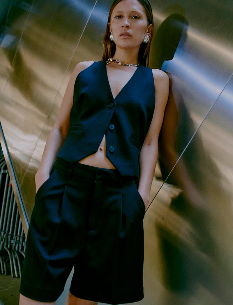 Copenhagen Muse - CMTAILOR-WAISTCOAT - veste - black - 0