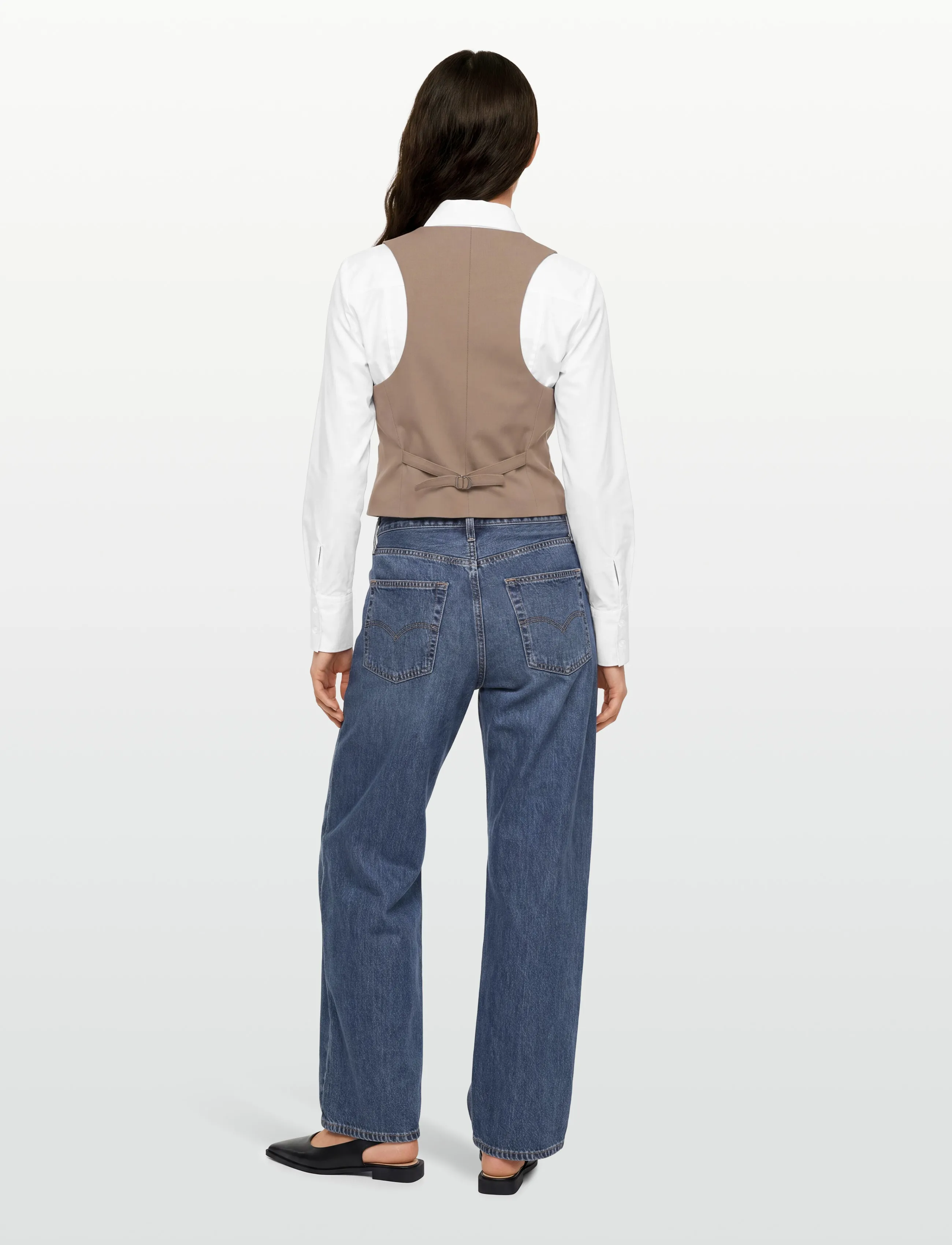 Copenhagen Muse - CMTAILOR-WAISTCOAT - peoriided outlet-hindadega - timber wolf - 4