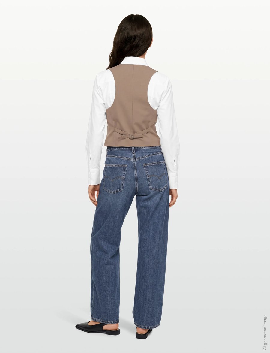 Copenhagen Muse - CMTAILOR-WAISTCOAT - gilets - timber wolf - 4