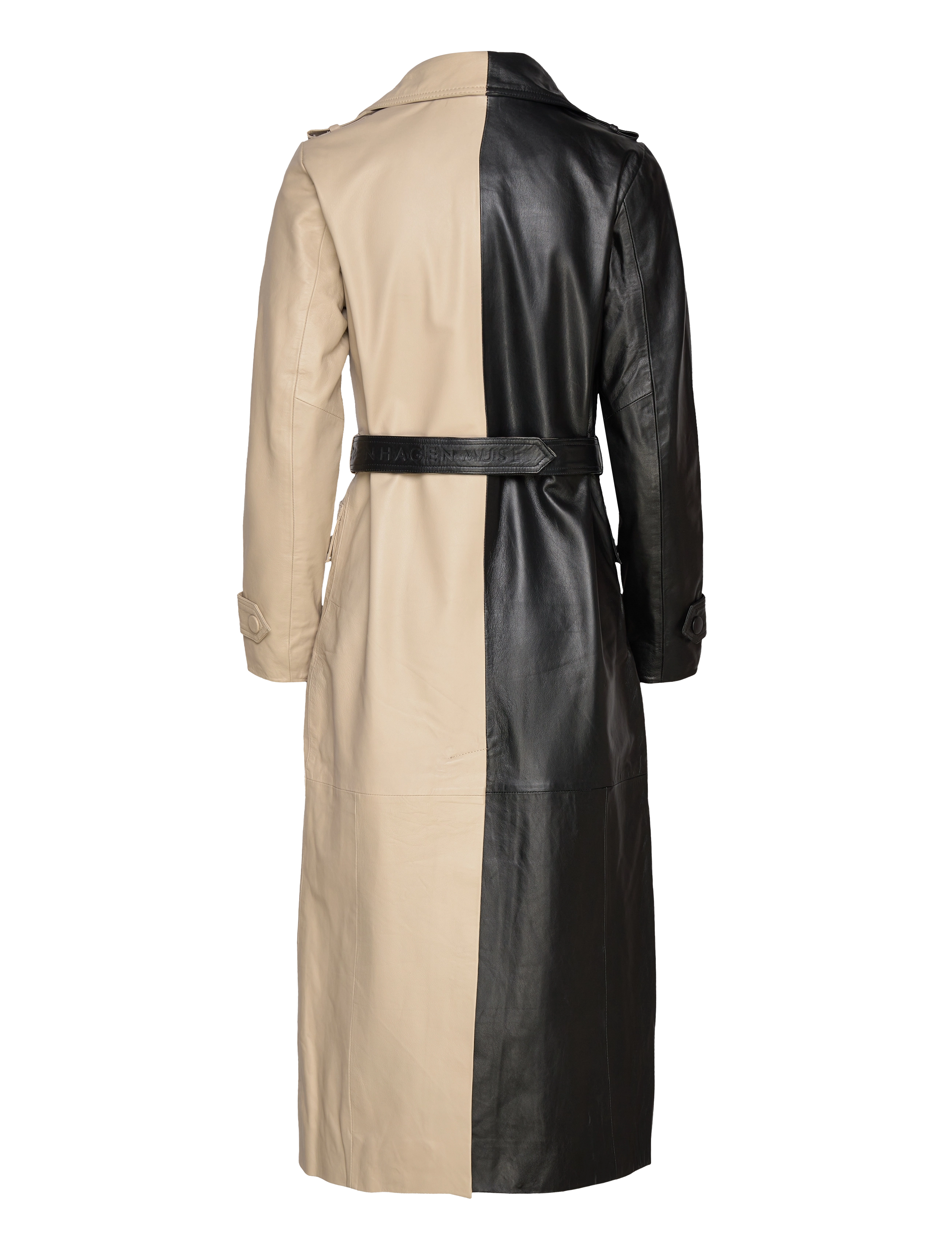 Copenhagen Muse - CMROYAL-TRENCHCOAT - peyote w. black - 2