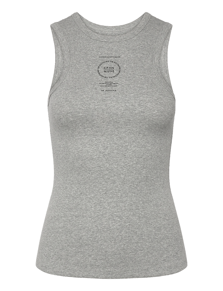 Copenhagen Muse - CMSIV-TO - varrukateta topid - light grey melange - 1