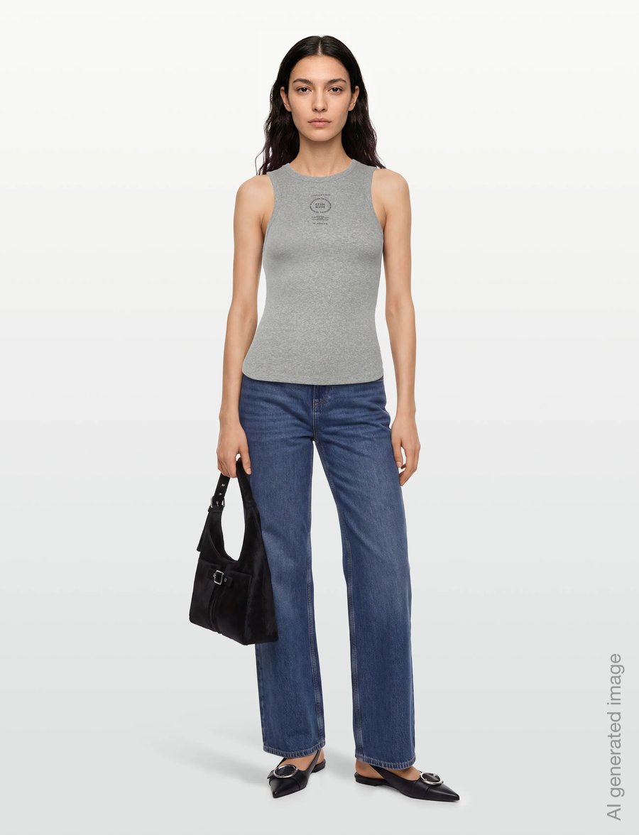 Copenhagen Muse - CMSIV-TO - varrukateta topid - light grey melange - 0