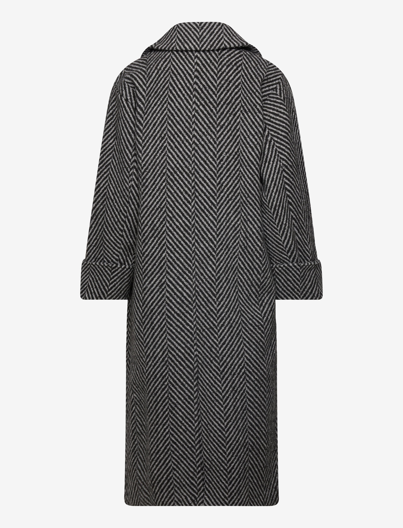 Copenhagen Muse - CMZIG-COAT - black w. jet stream - 1