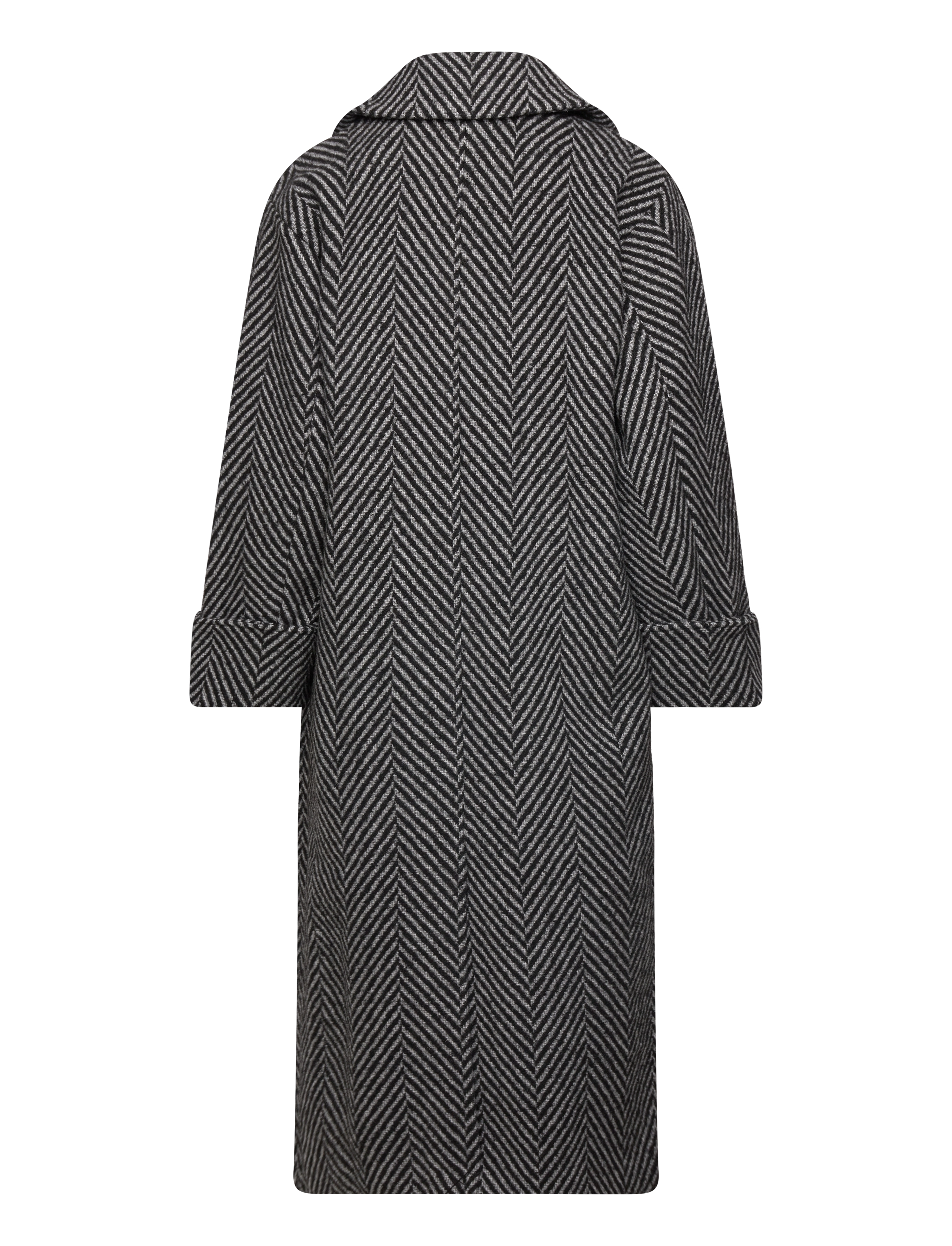 Copenhagen Muse - CMZIG-COAT - black w. jet stream - 1
