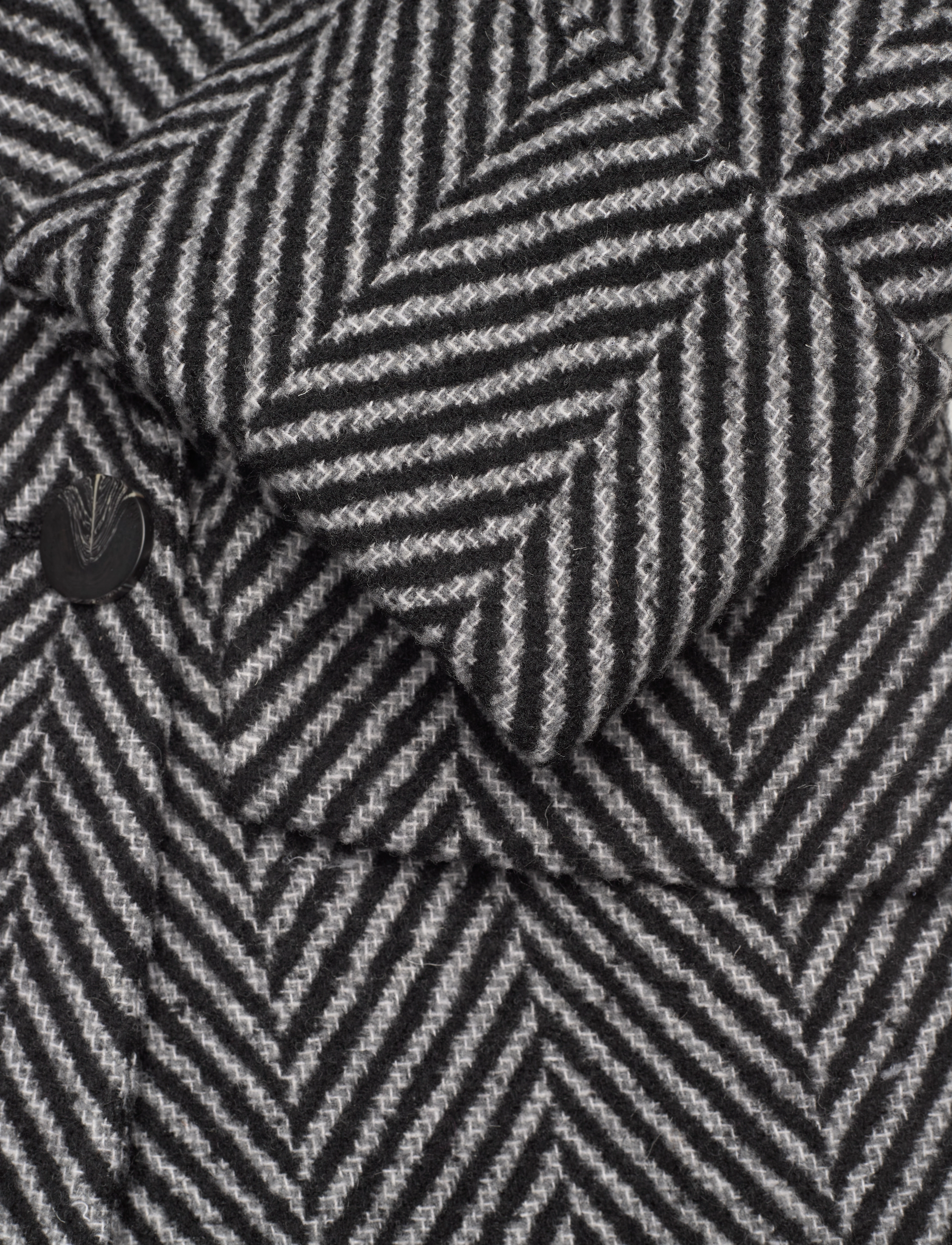 Copenhagen Muse - CMZIG-COAT - black w. jet stream - 3