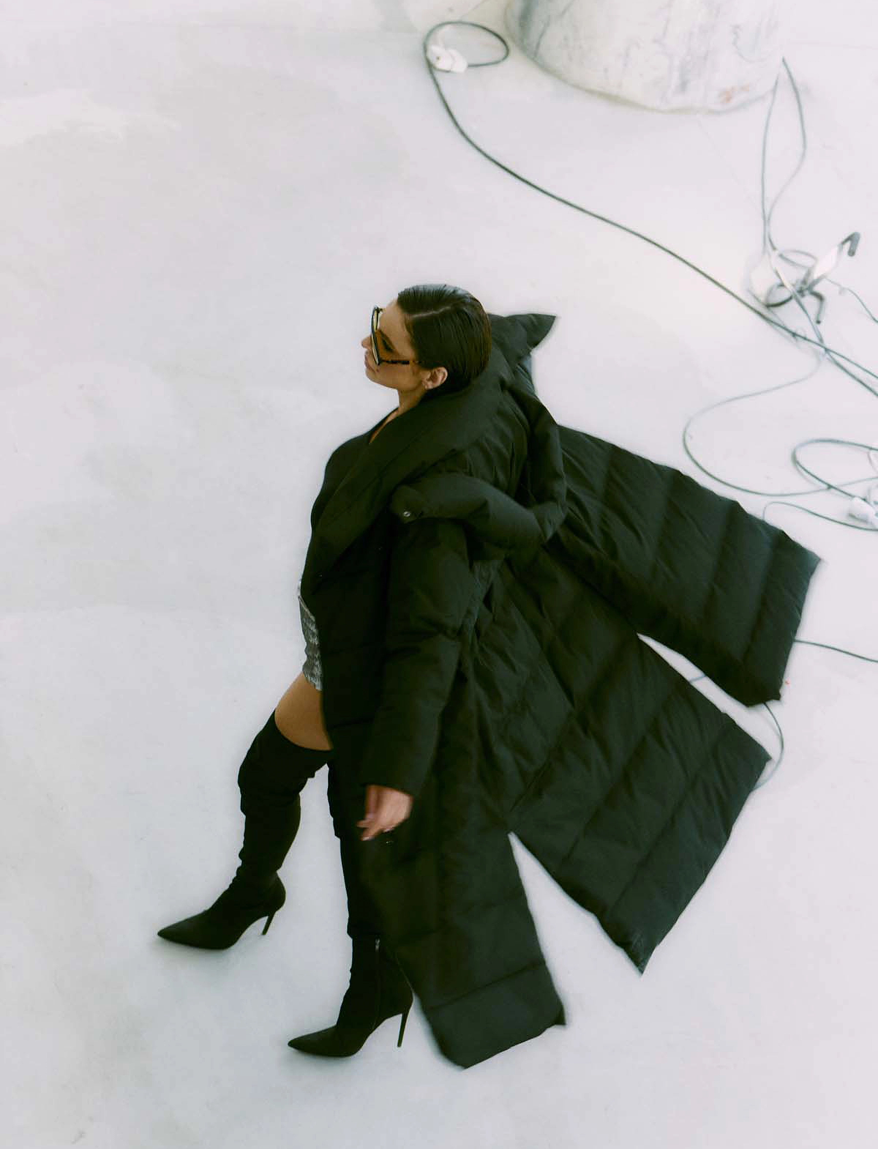 Copenhagen Muse - CMMICCO-HAT-COAT - dunjakker - black - 5